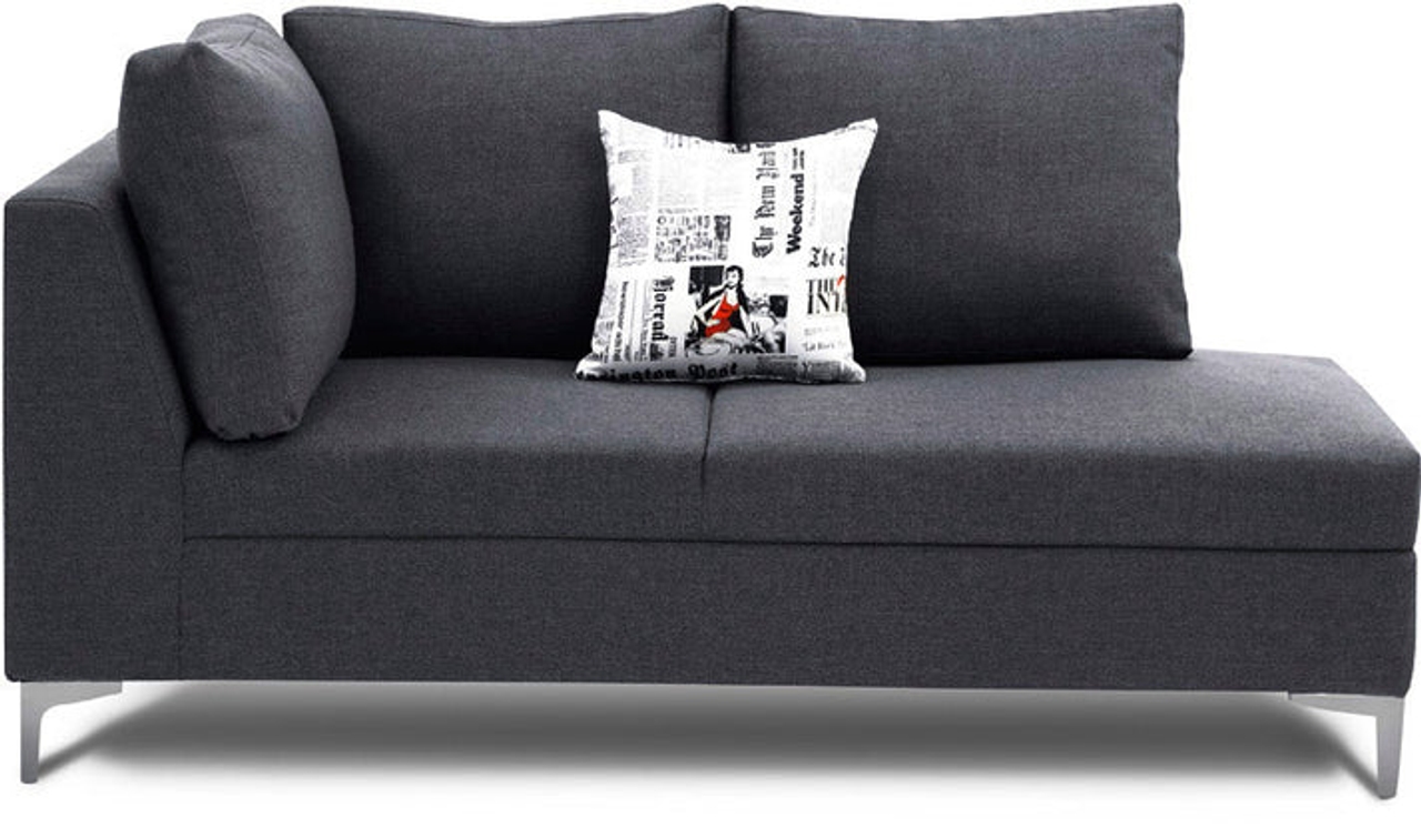 Hidenchic Astro - Victorian Grey Fabric Sectional sofa L-Shaped lounge