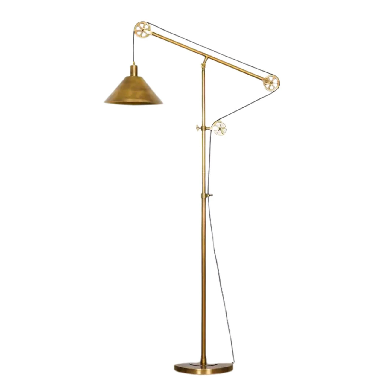Kapoor Lights Holborn Classic Dome Swivel Arm Floor Lamp
