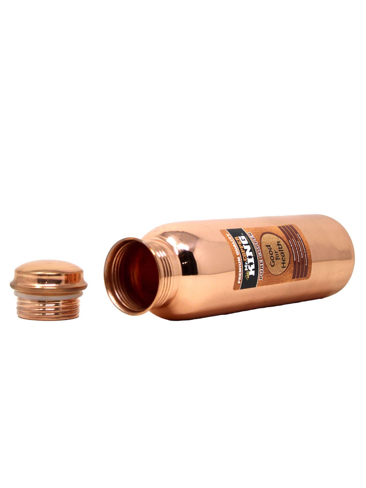 Mr. Copper King CU Aqua Water Bottle Hammered (950 ML) 6 Pcs