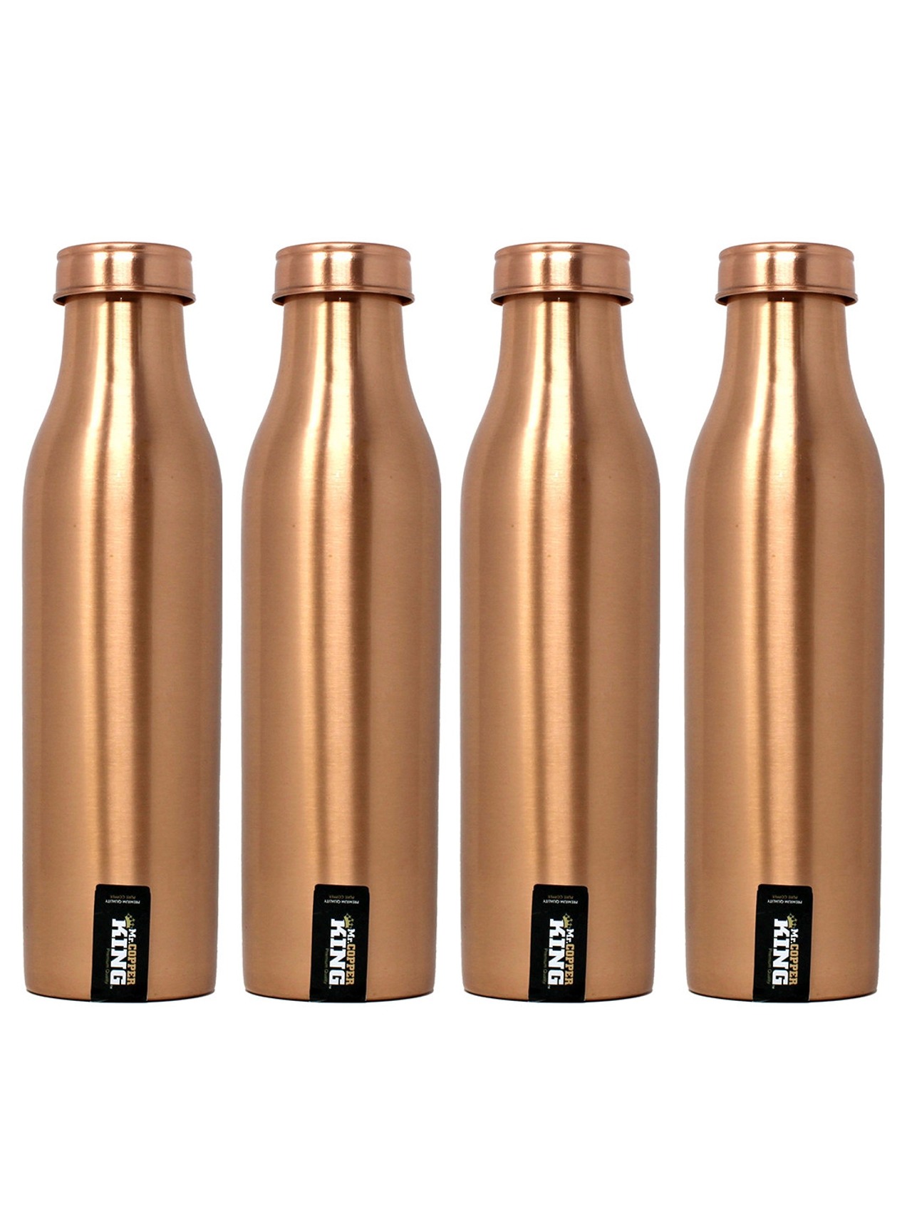 Mr. Copper King CU Aqua Copper Water Bottle (900 ML) 4 Pcs