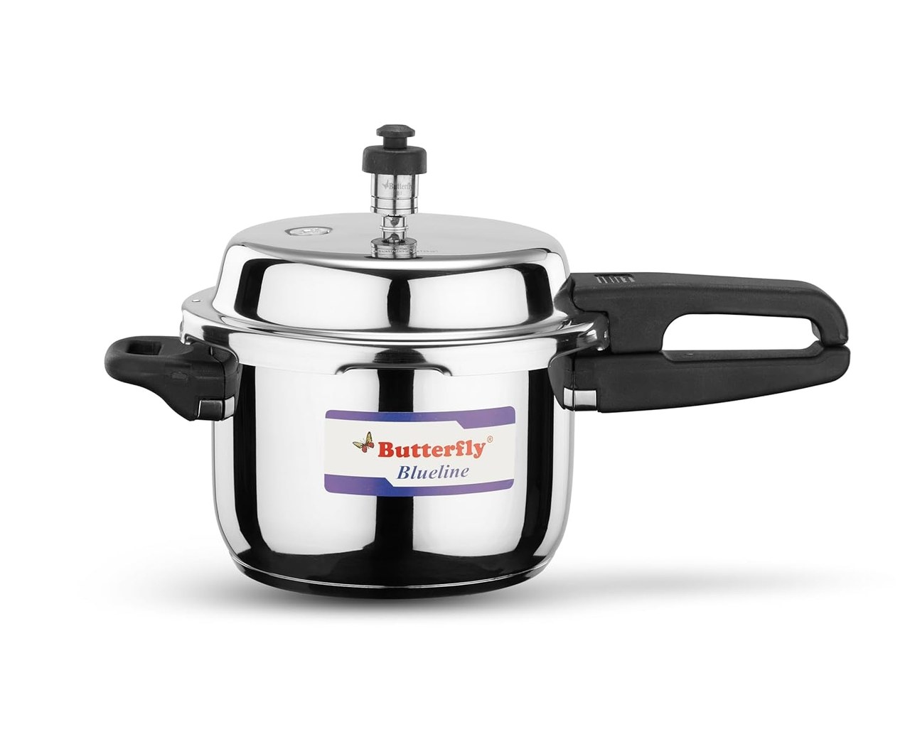 Butterfly Blue Line 3 Litre Stainless Steel Pressure Cooker - Silver