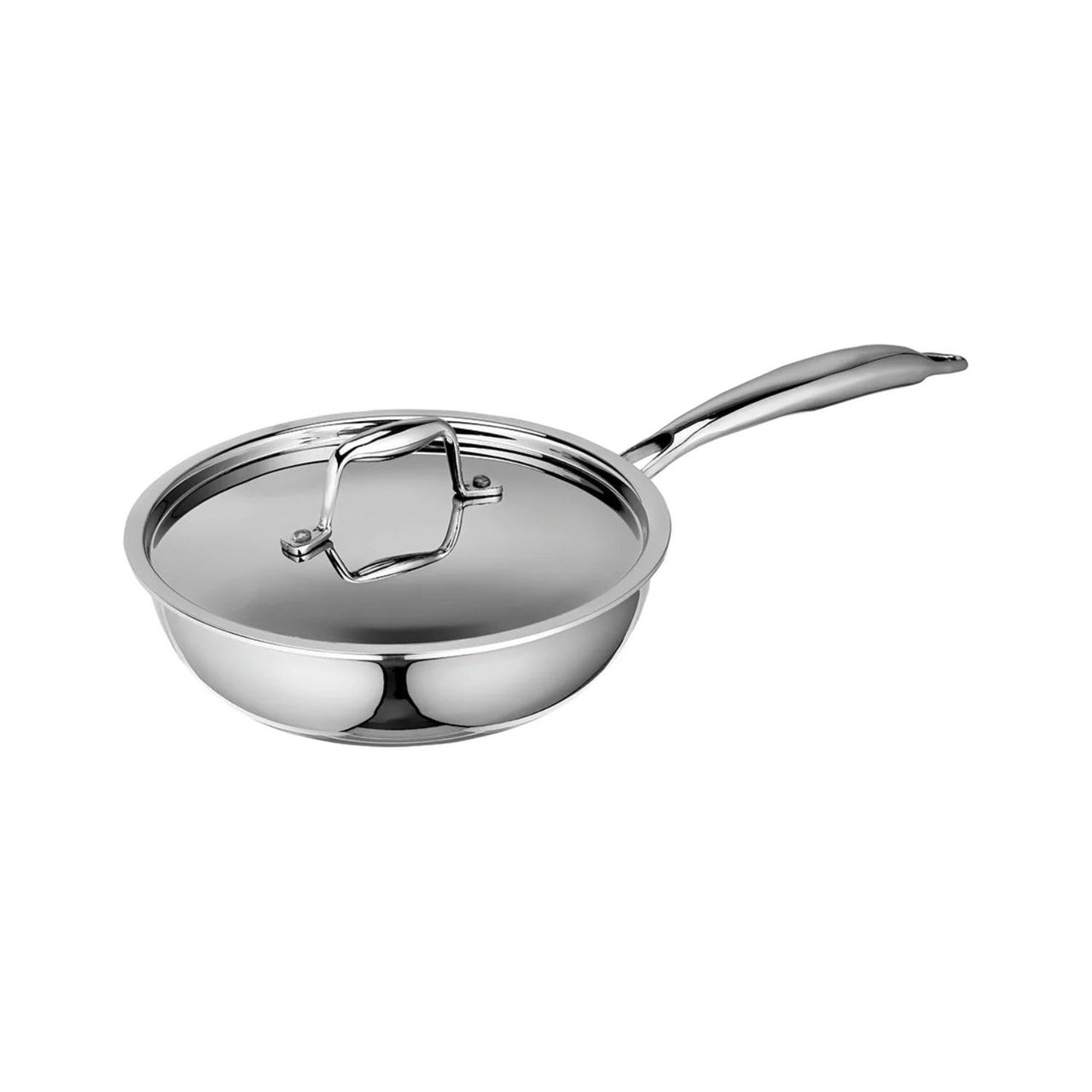 Signoraware Artista Tri-Ply 20cm Frypan with Lid 1450ml - Silver