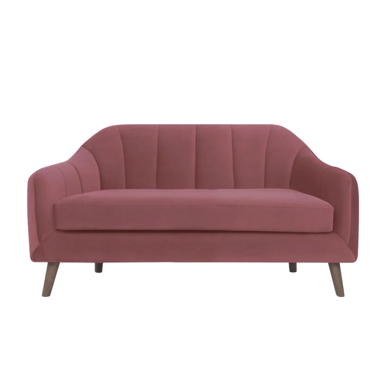 Hidenchic - Corbyn Fabric 2 Seater Sofa - Dark Pink