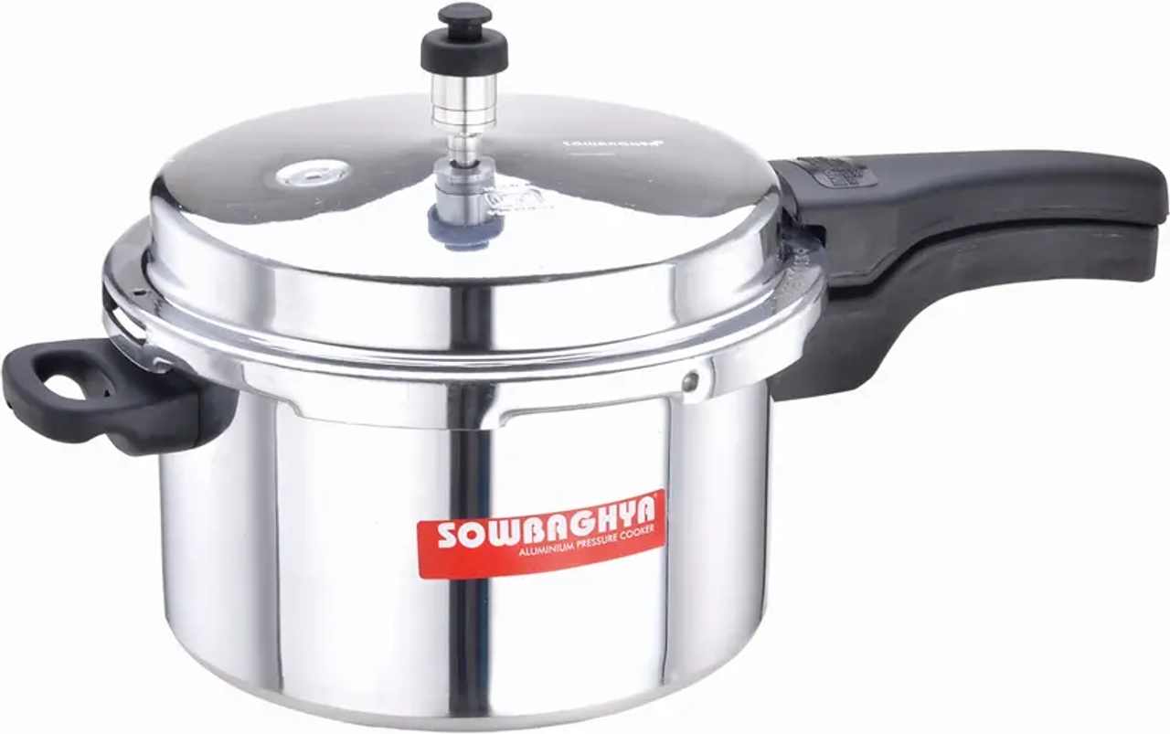 Sowbaghya 5 L Outer Lid Pressure Cooker  (Aluminium)