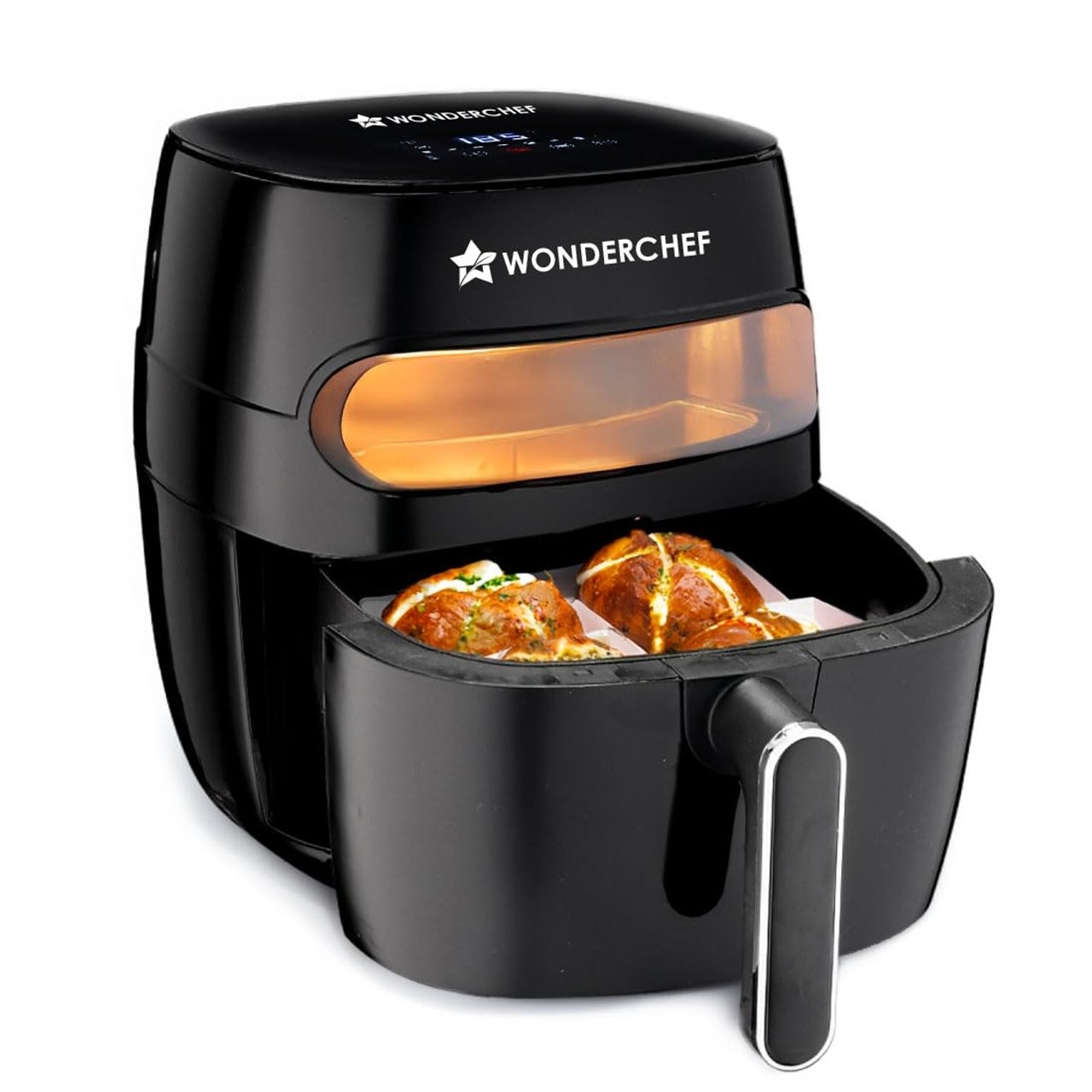 Wonderchef Swift Digital Air Fryer with Window 6L - Black