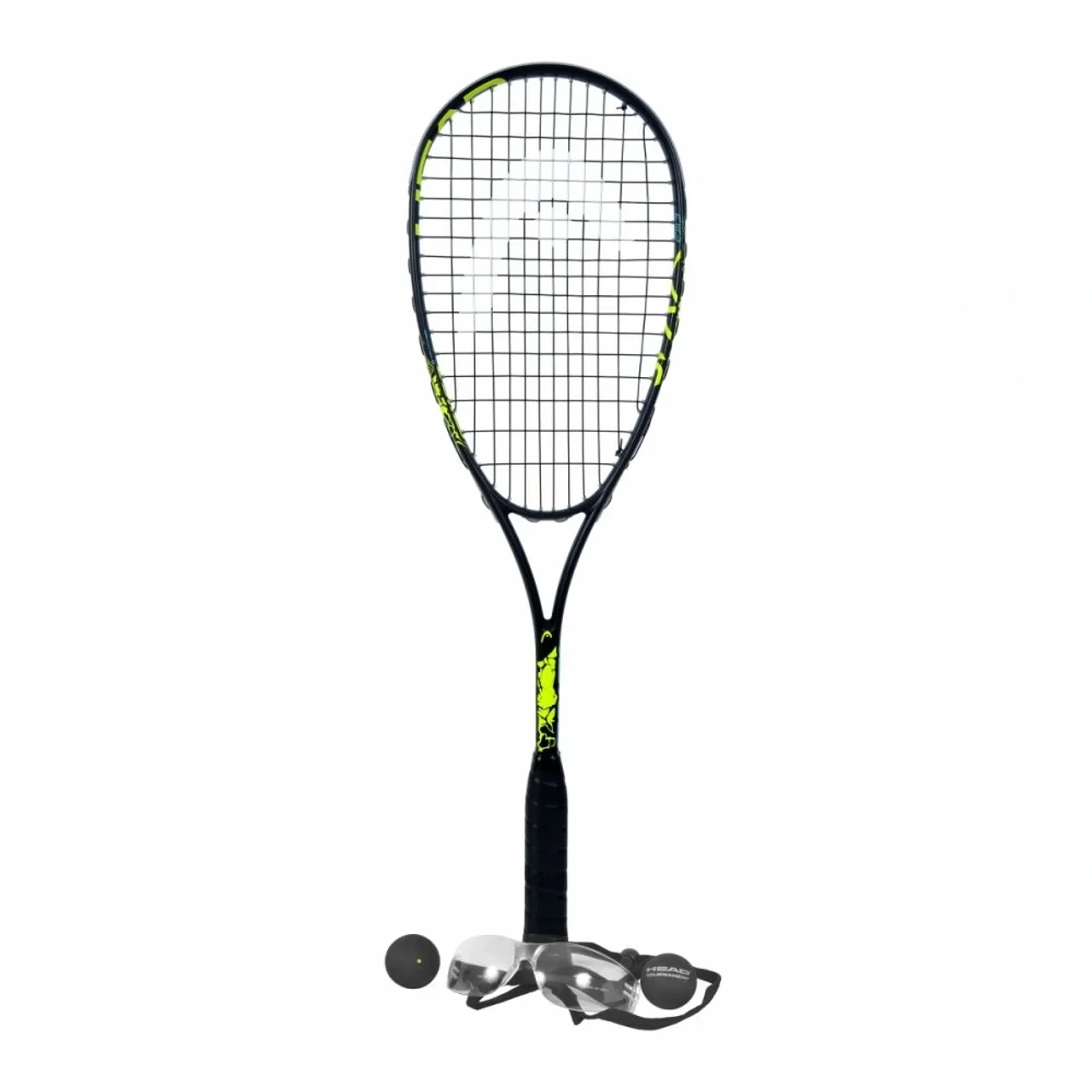 Head Squash Racquet Spark Elite Pack with Goggles and Balls