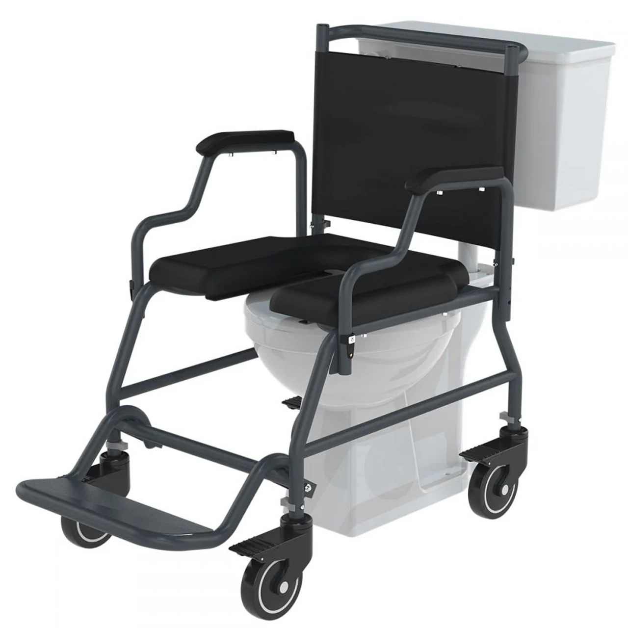 Frido 2000 Commode Wheelchair Without Top Seat Cushion