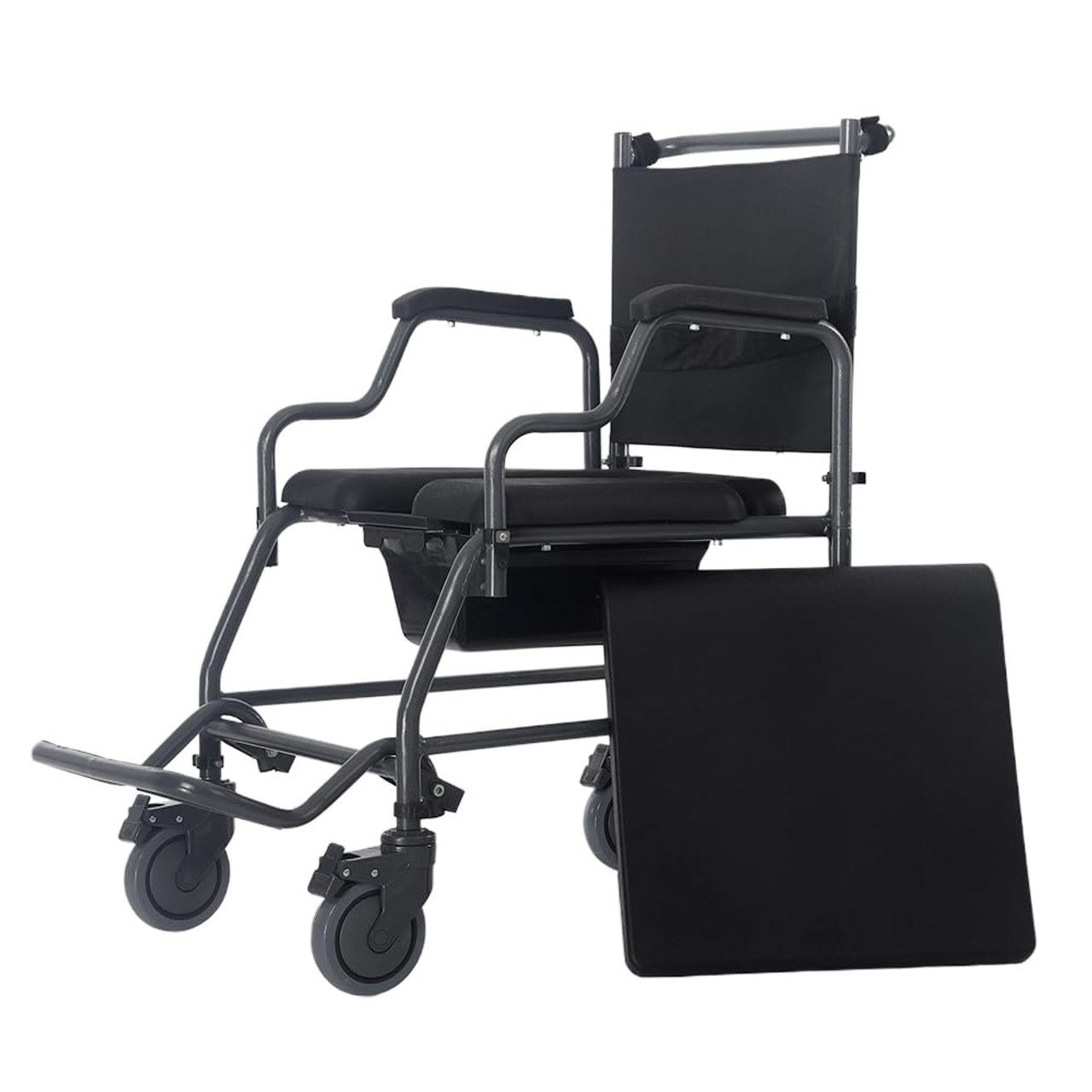 Frido 2000 Commode Wheelchair With Top Seat Cushion