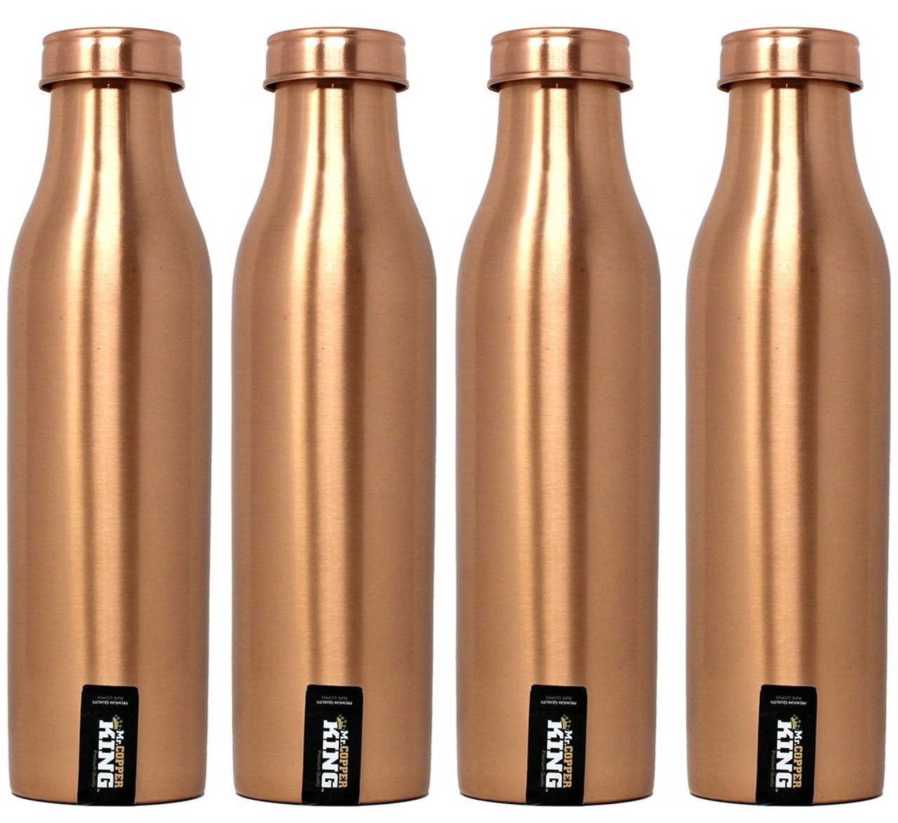 Mr. Copper King CU Aqua Copper Water Bottle (900 ML) 4 Pcs