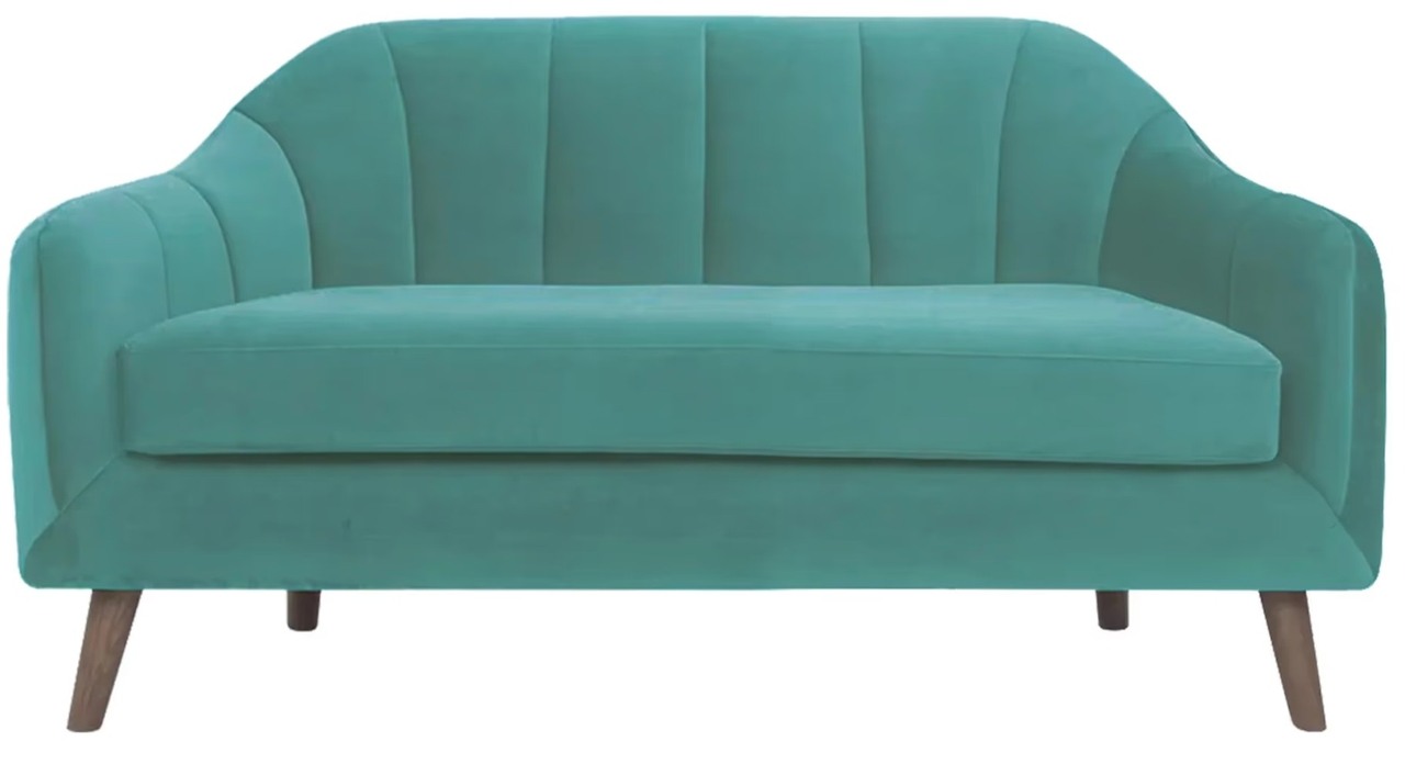 Hidenchic - Corbyn Fabric 2 Seater Sofa - Sea Green