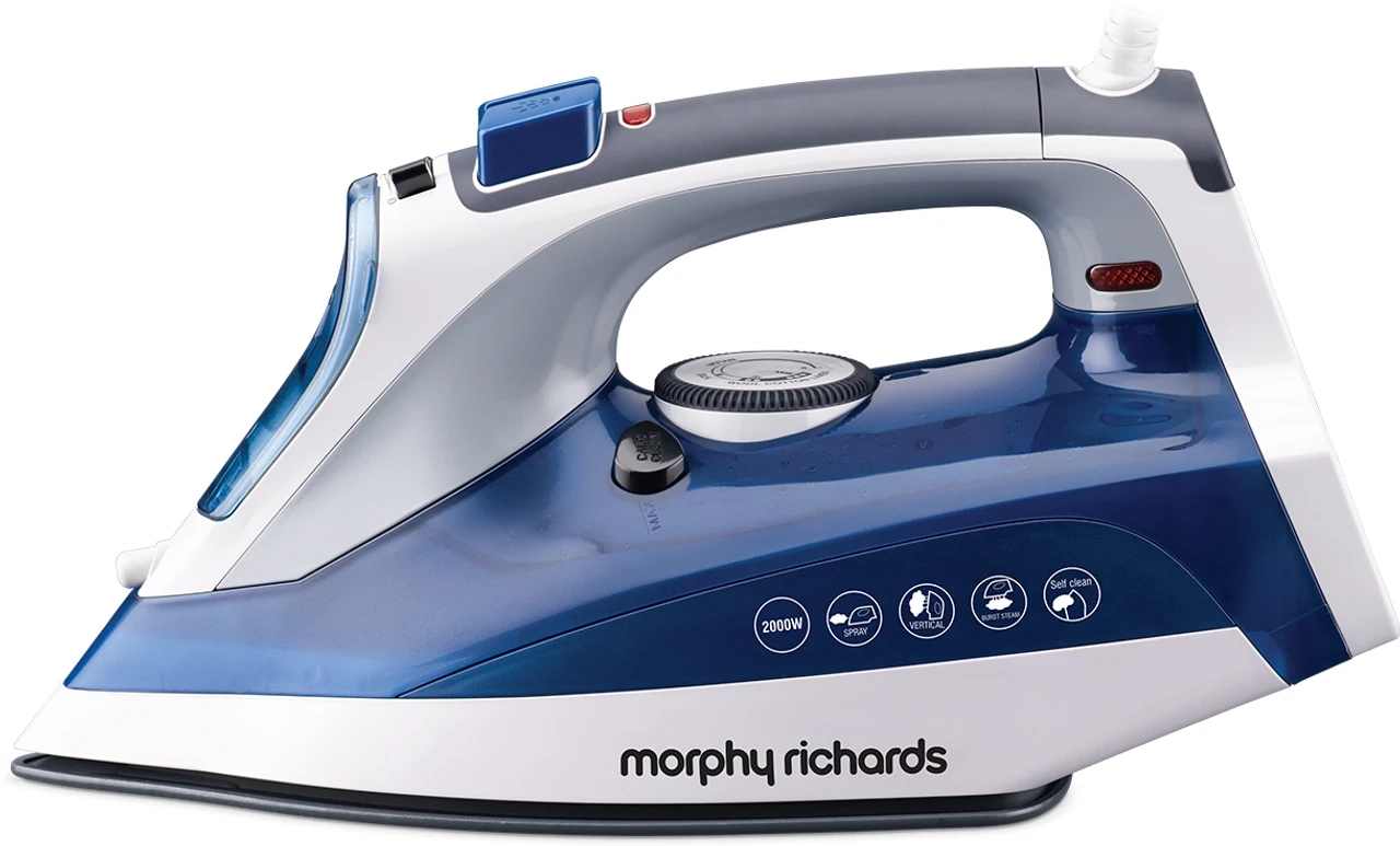 Morphy Richards Super Glide 2000 W Steam Iron (Blue & White)