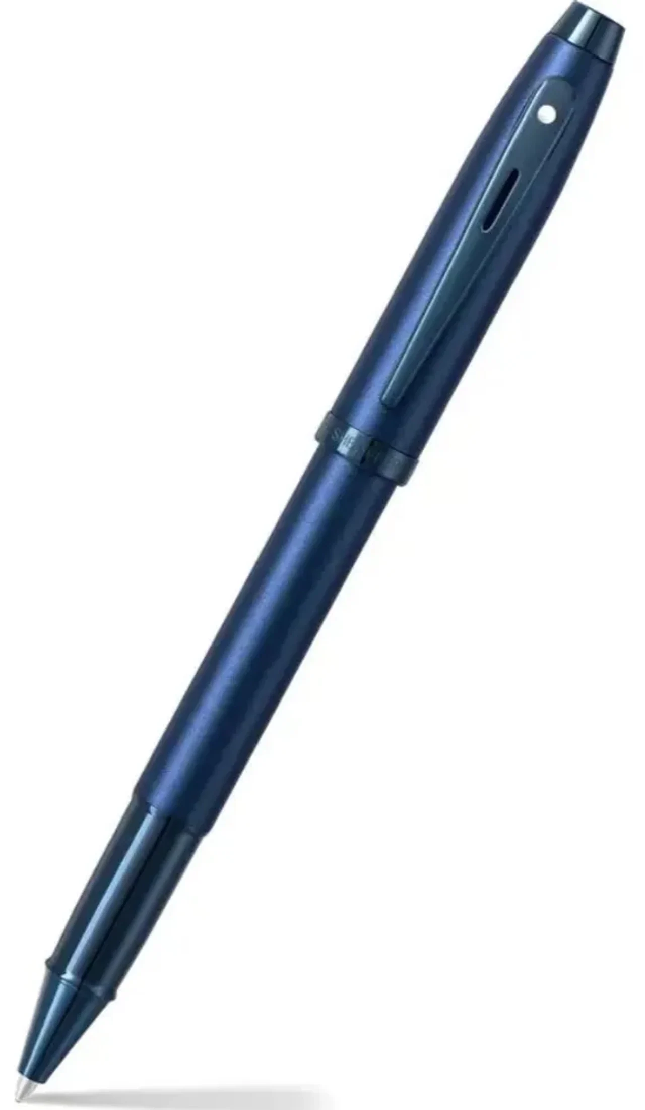Sheaffer Premium Roller Ball Pen Satin Blue with PVD Blue Trim Black Ink