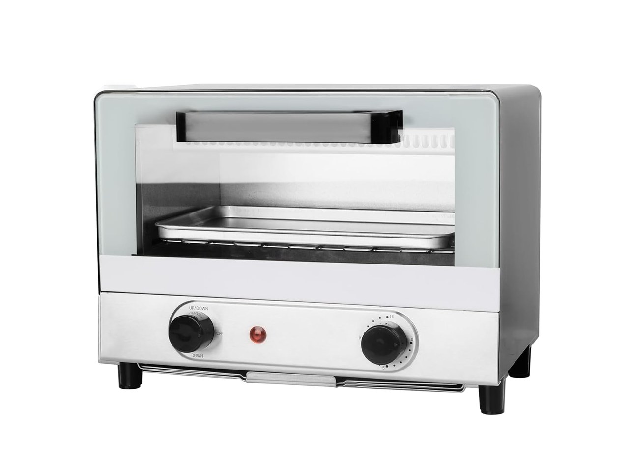 Cello Chef 800 Watt OTG 12L, 800W | Oven Toaster Griller | Toughened Glass Door | Temp Control Knob | Drawer Tray | White
