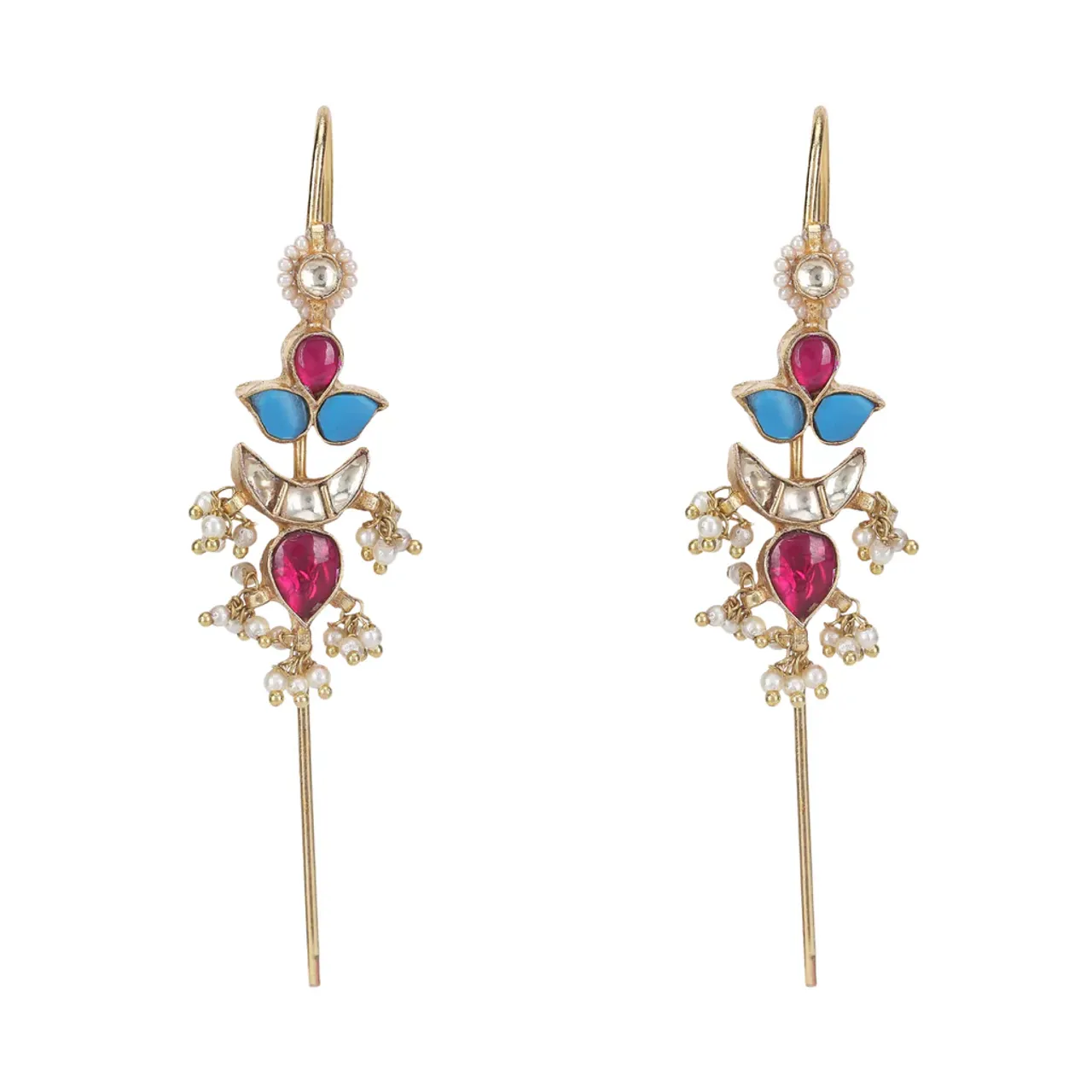 Art Karat Garima 22k Gold Plated Earpin