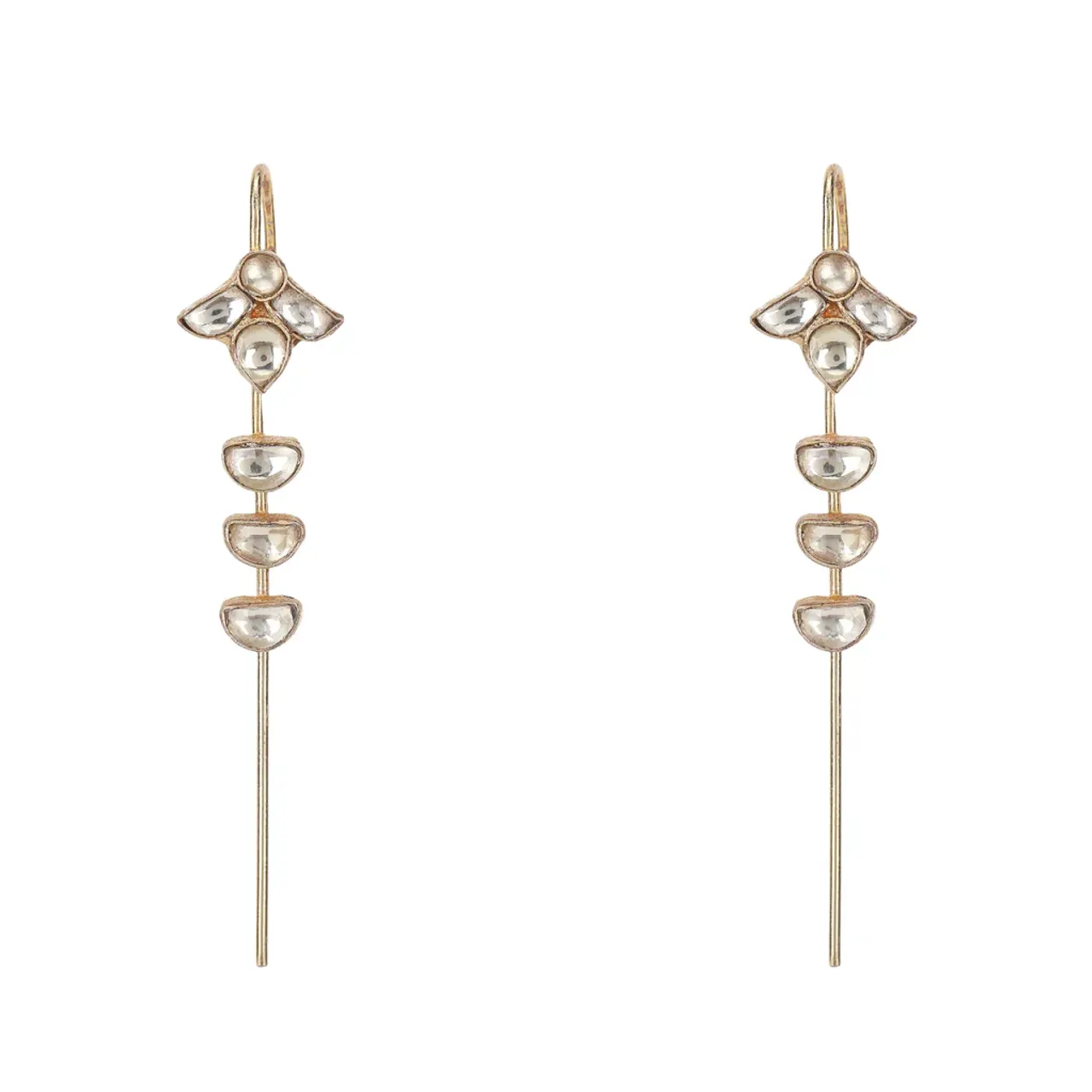 Art Karat Gangika 22k Gold Plated Earpin