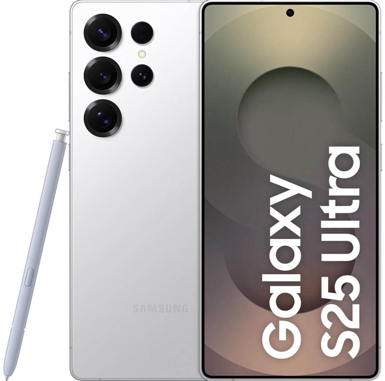 Samsung Galaxy S25 Ultra 5G AI Smartphone (12 GB RAM) (256 GB, Titanium WhiteSilver)