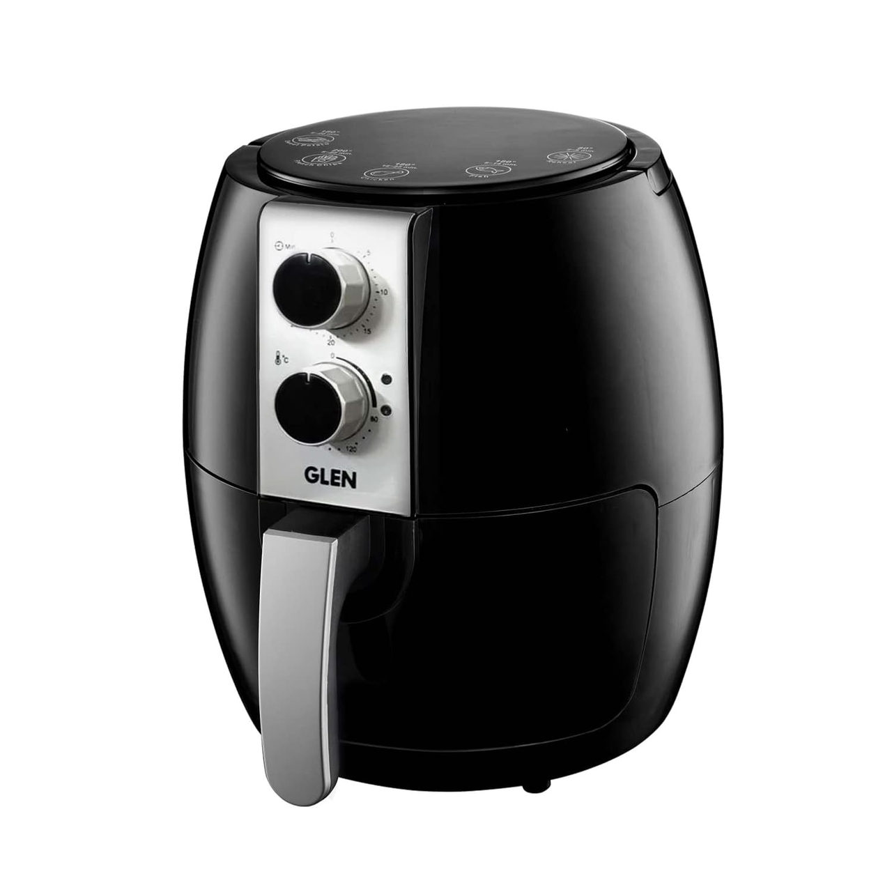 Glen Air Fryer 3.8L 1350W with Temperature Control and Timer - Black (3049BL)