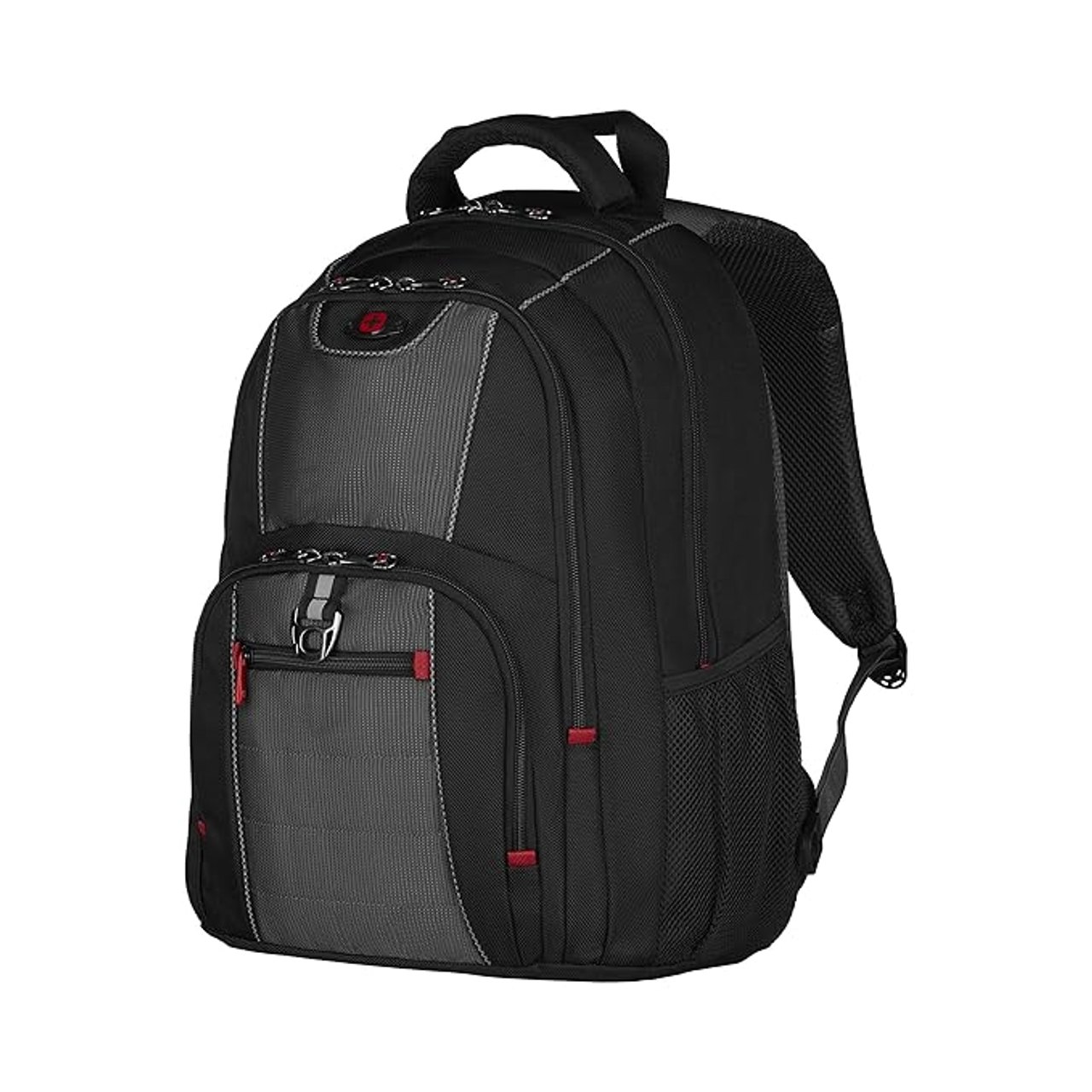 Wenger Pillar 16 Inch Laptop Backpack Triple Protect Compartment Black/Grey 25L (600633)