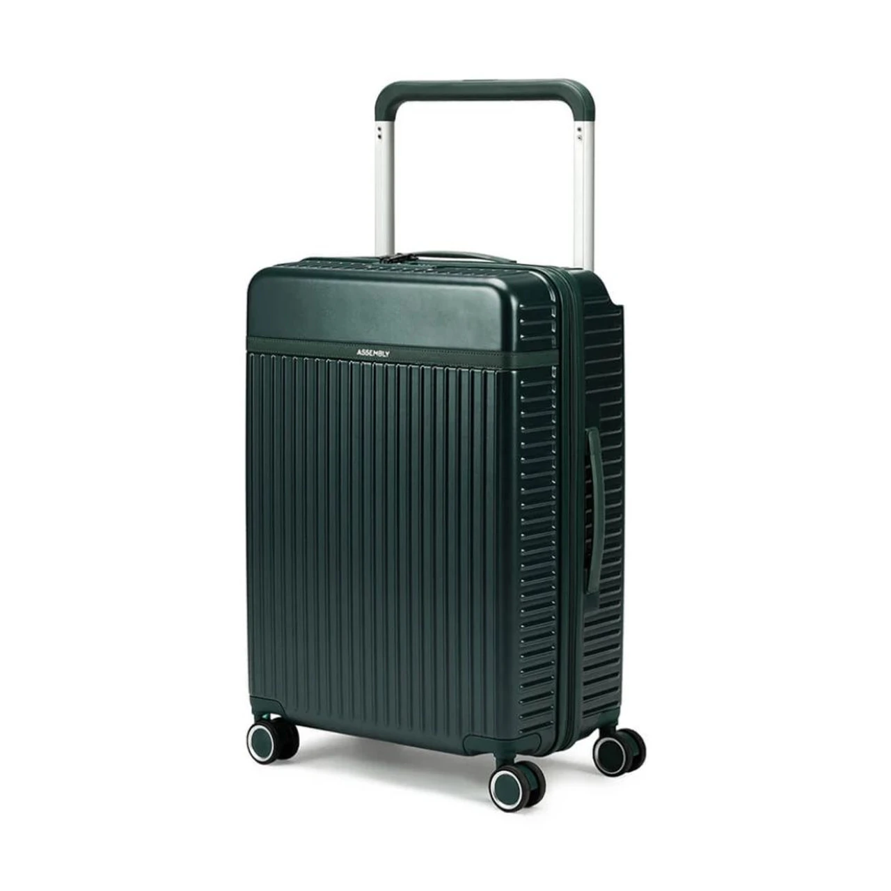 Assembly Rover Medium Hard Luggage Trolley Case 62L Polycarbonate Green 24-Inch
