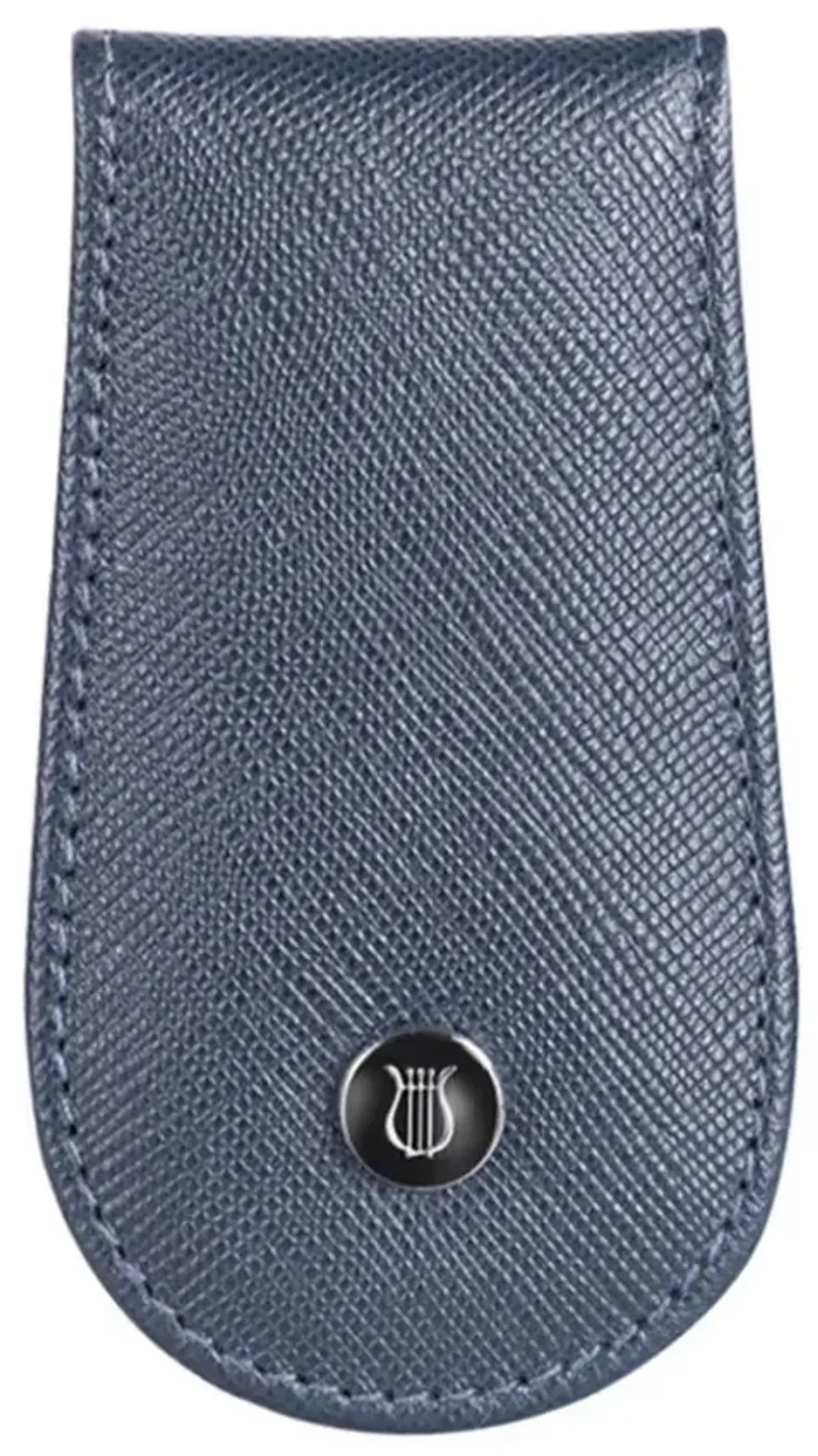 Lapis Bard Stanford Leather Magnetic Money Clip Blue