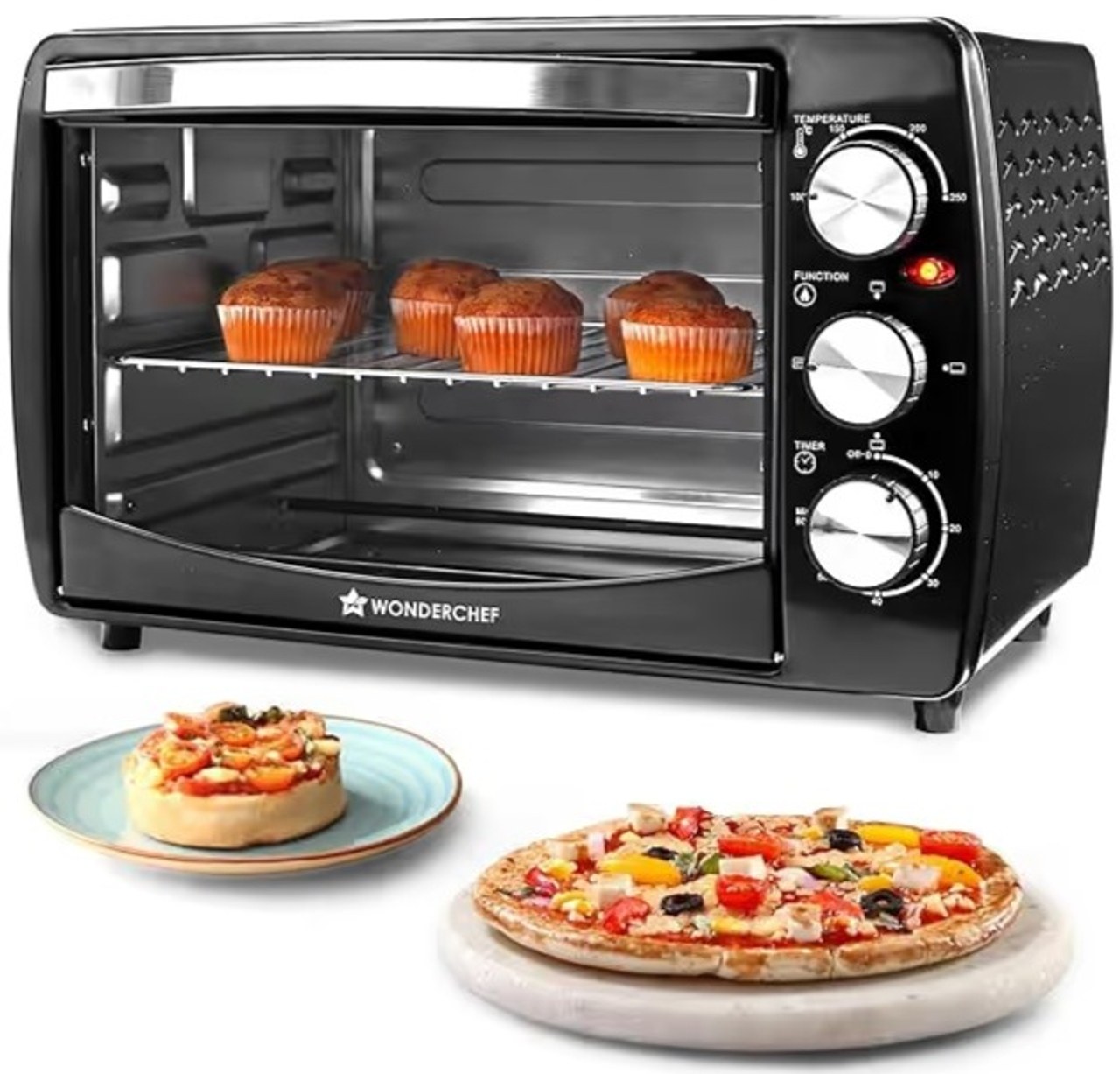 Wonderchef Oven Toaster Griller (OTG) 19 L | Bake, Grill, Roast | Auto-Shut Off | Easy to Clean | 2 Year Warranty