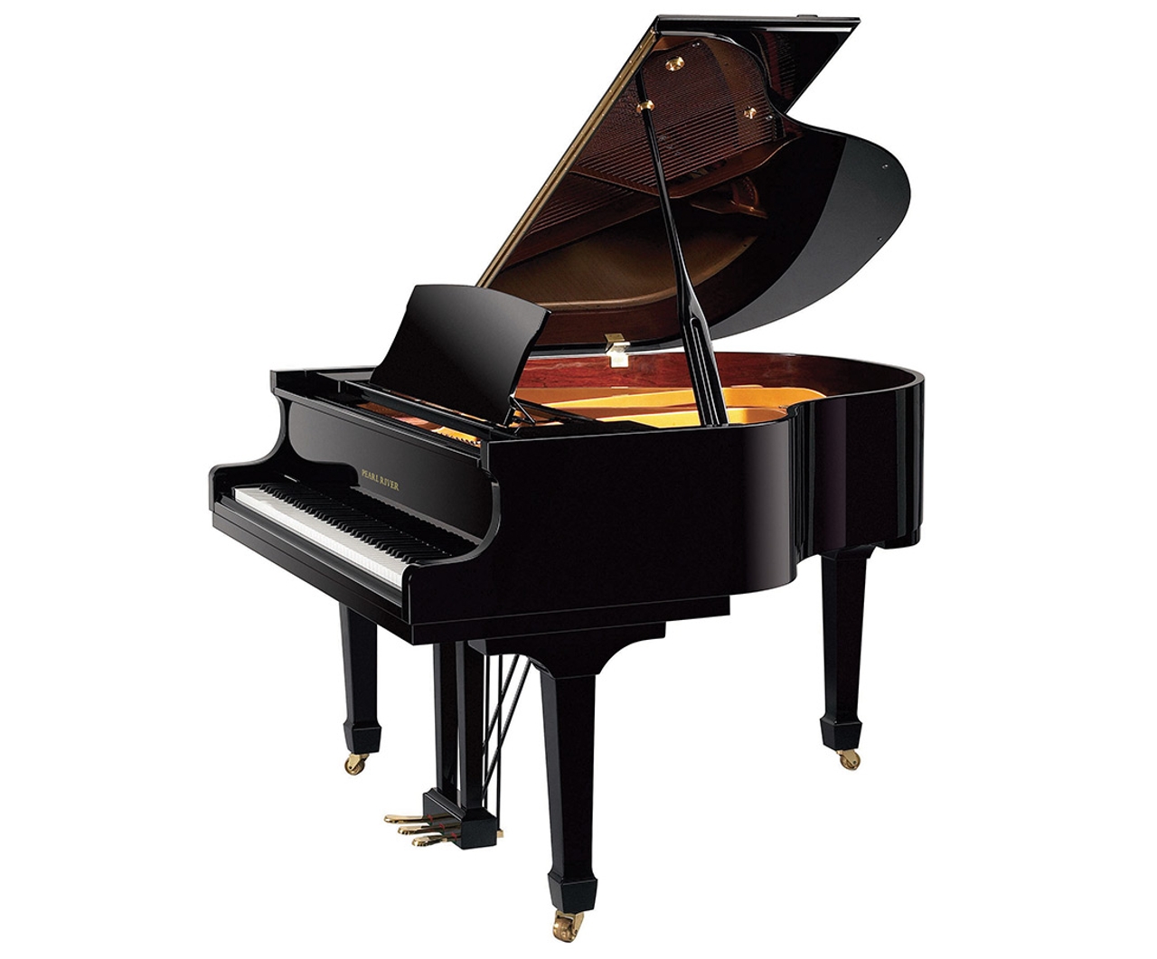 Pearl River Baby Grand Piano GP150 Ebony with Bench