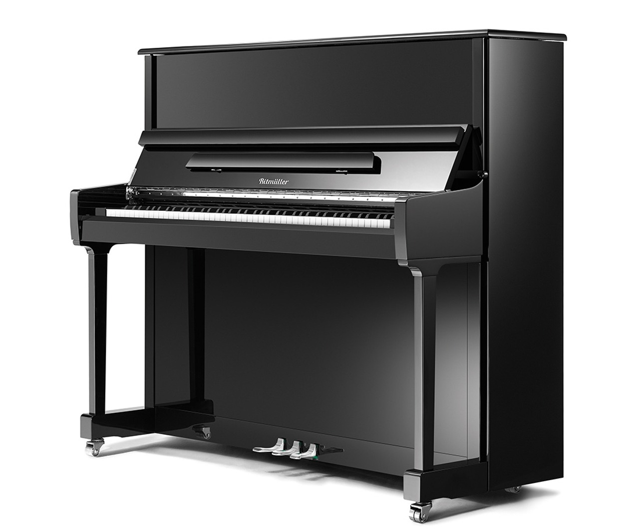 Ritmuller Upright Piano RS130 - Black (With Bench)