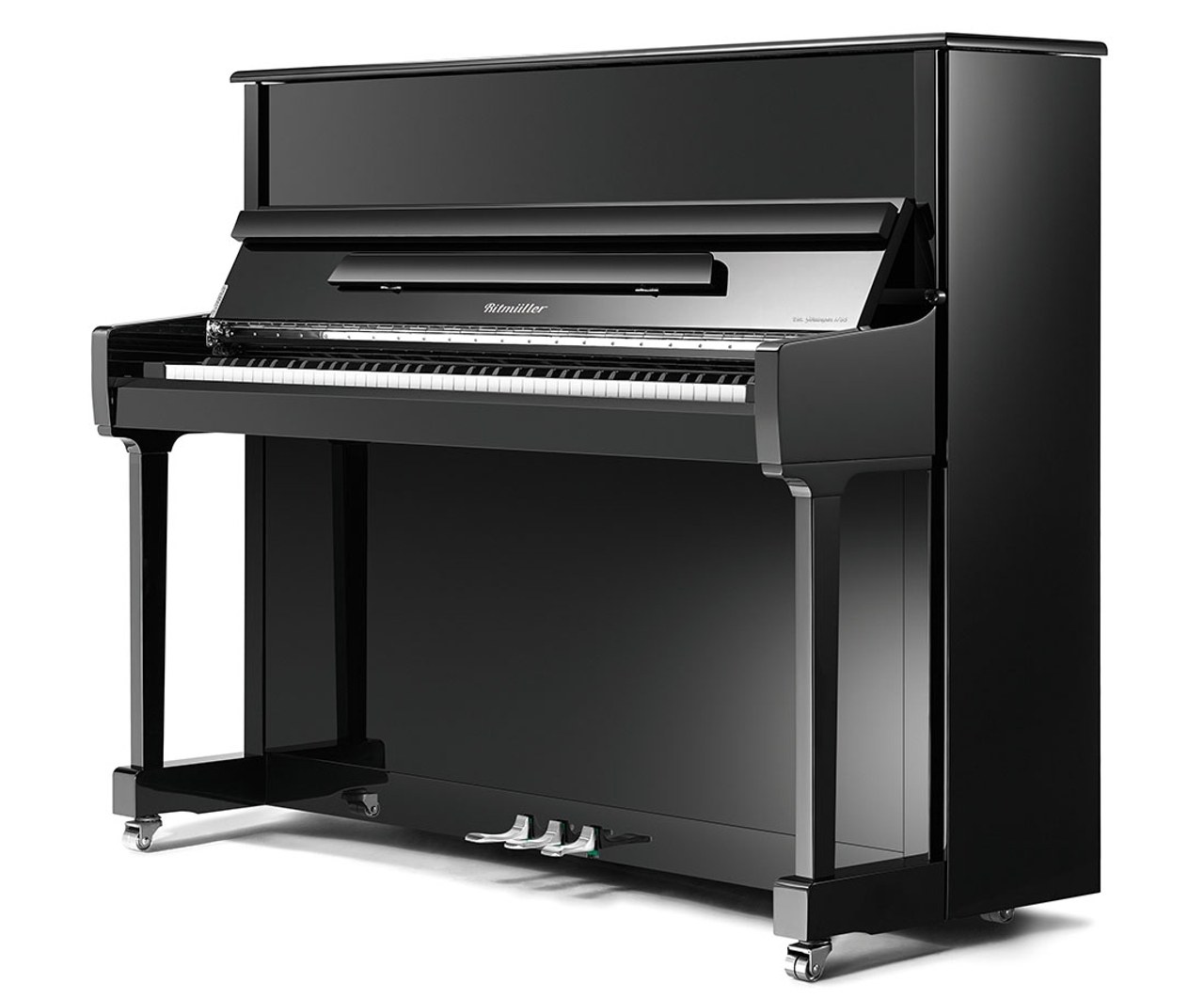 Ritmuller Upright Piano RS118 - Black (With Bench)
