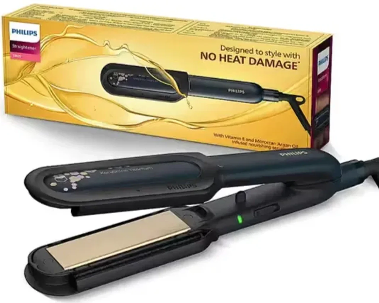 Philips Hair Straightener NourishCare Kerashine Technology (BHS507/40)