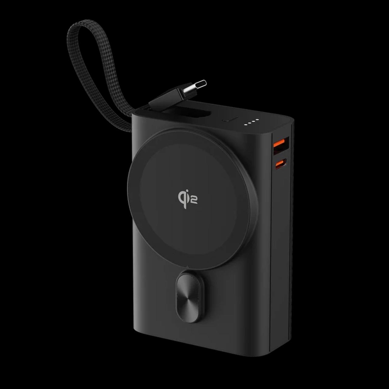 25W Qi2.2 Magsafe Wireless 20000mAh Powerbank (Orbit 20K, Black)