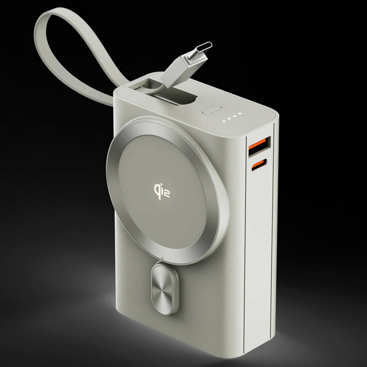 25W Qi2.2 Magsafe Wireless 20000mAh Powerbank (Orbit 20K, Titanium)