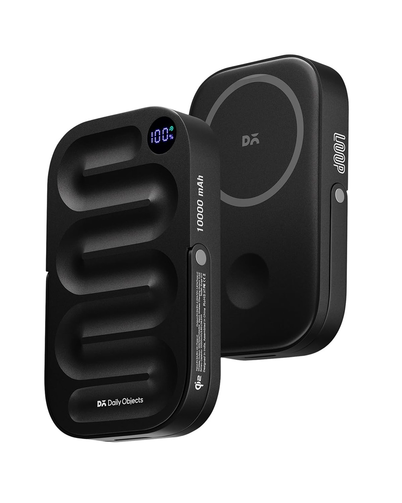 Loop Qi2-Certified 10000 mAh MagSafe-Compatible Wireless Power Bank - Black