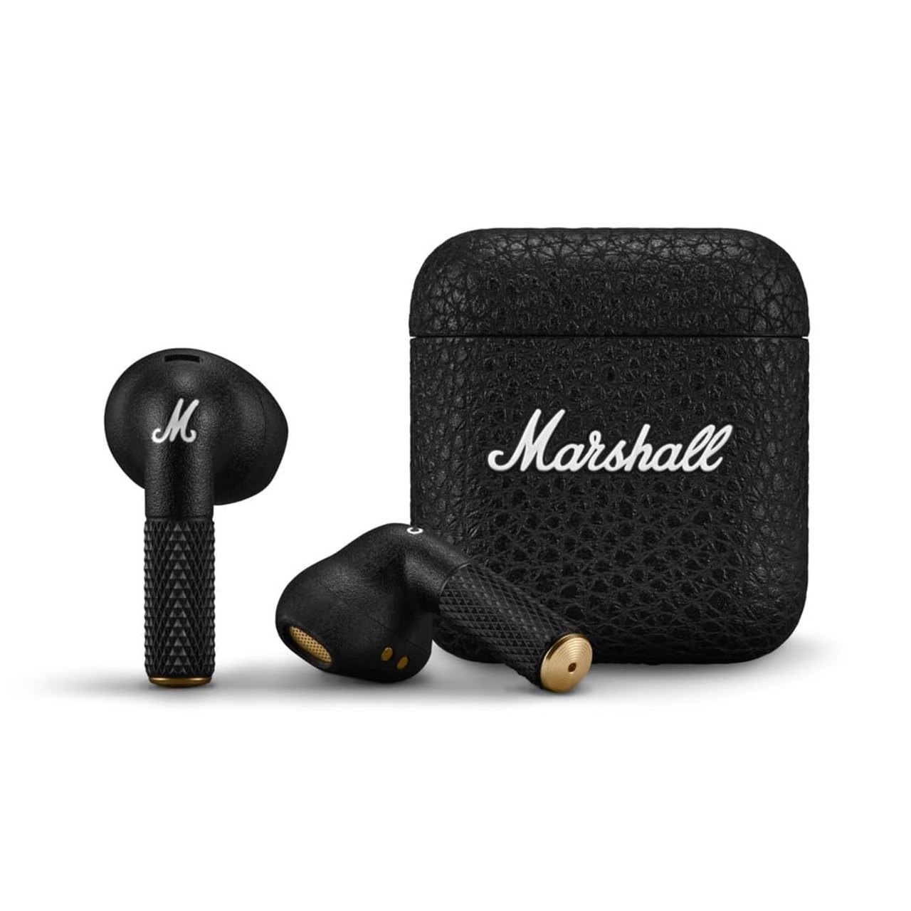 Marshall Minor Iv Wireless in-Ear Earbuds with 30+ Hours of Playtime, Water-Resistant, Wireless Charging - Black