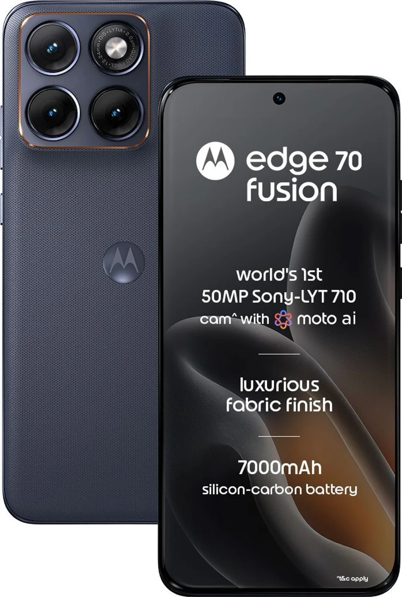 Motorola Edge 70 Fusion Snapdragon (Pantone Silhouette, 8 GB RAM, 128 GB)