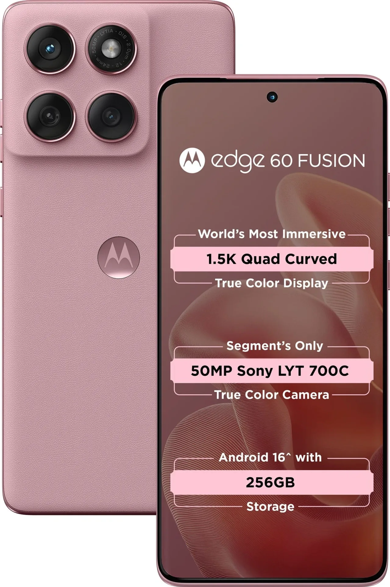 Motorola Edge 60 Fusion 5G (Pantone Zephyr, 12 GB RAM, 256 GB)