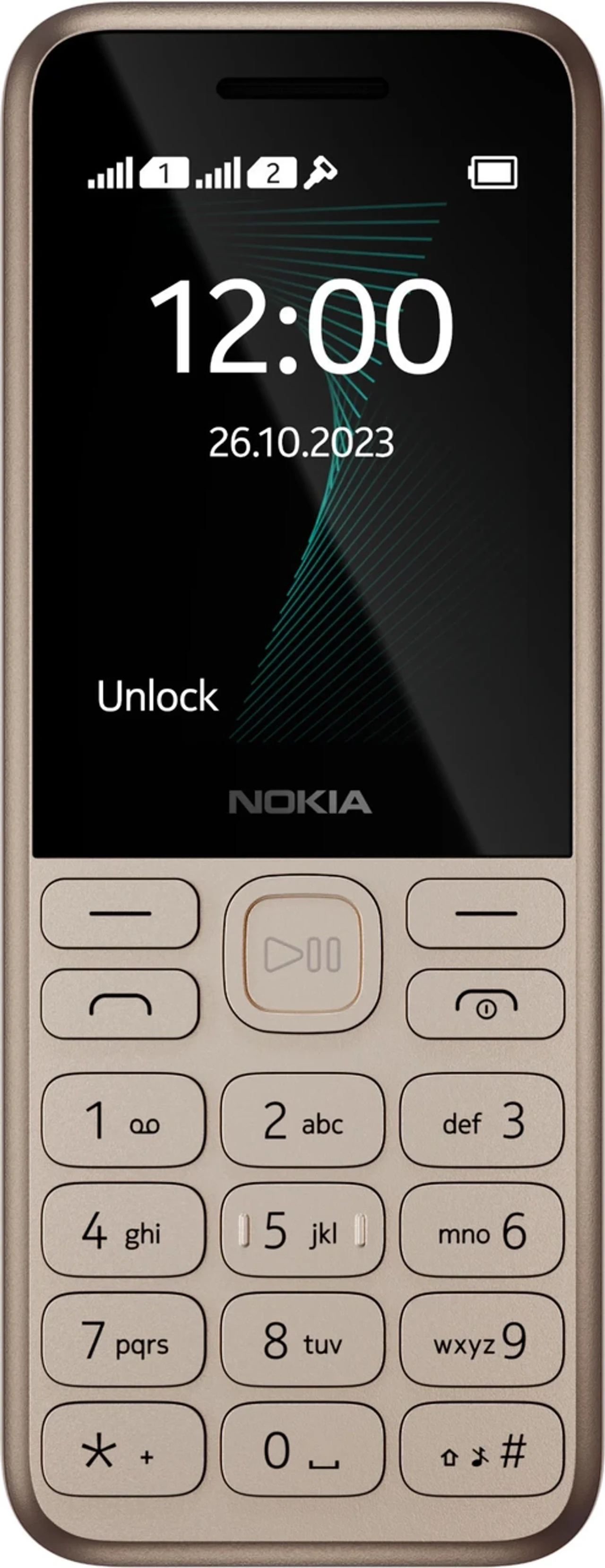 130 Music Dual SIM Light Gold