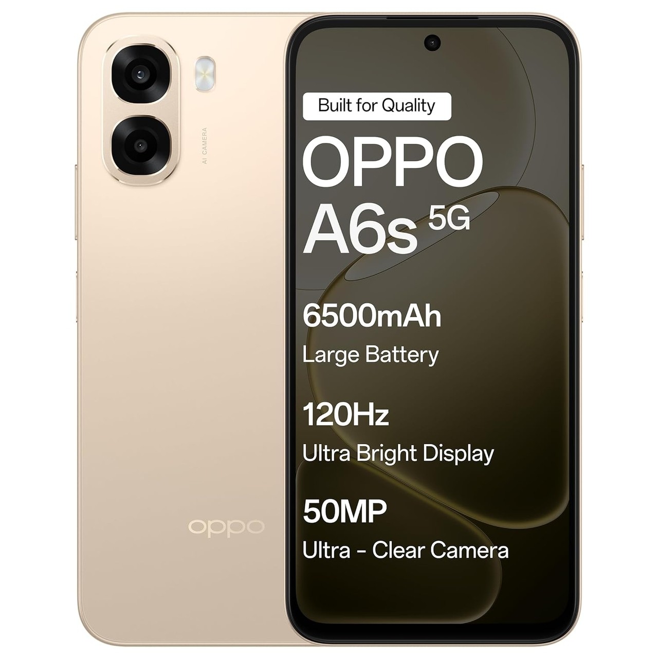 Oppo A6s 5G (Aurora Gold, 6GB RAM,128GB Storage)