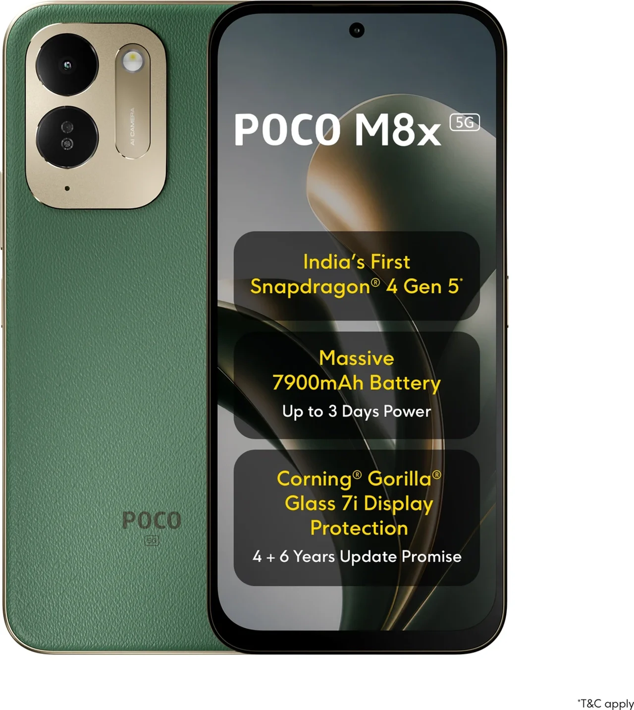 POCO M8X 5G 4GB/128GB Leather Green