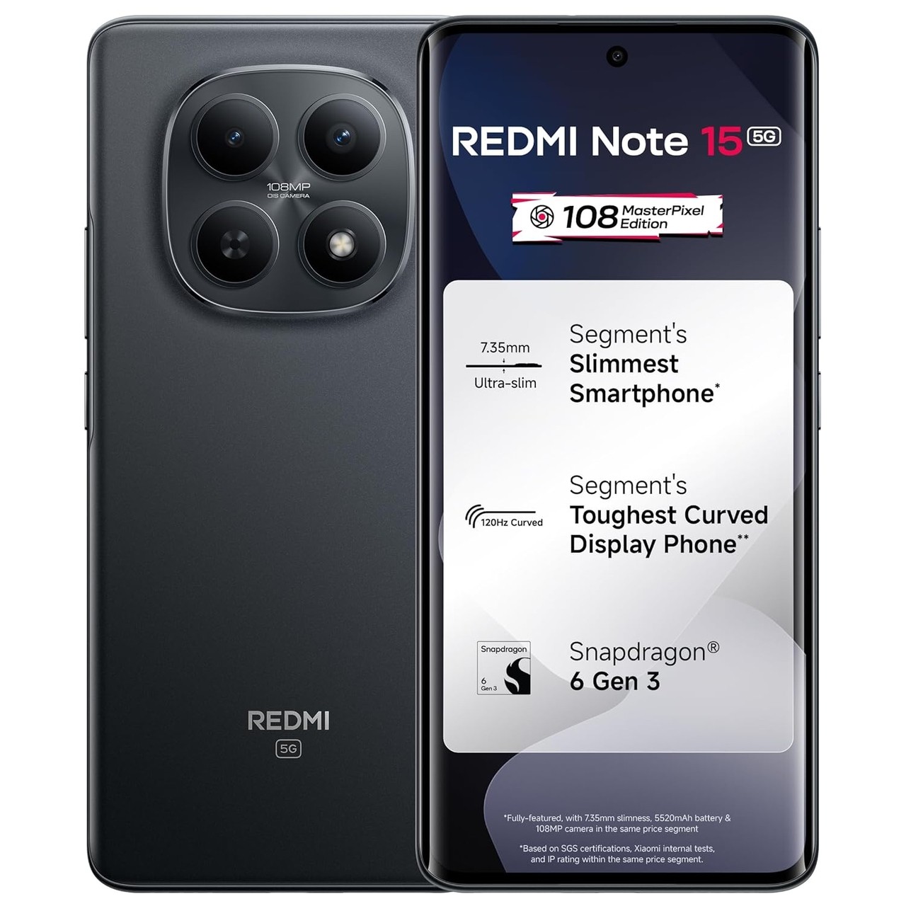 Redmi Note 15 5G Black 8GB + 128GB