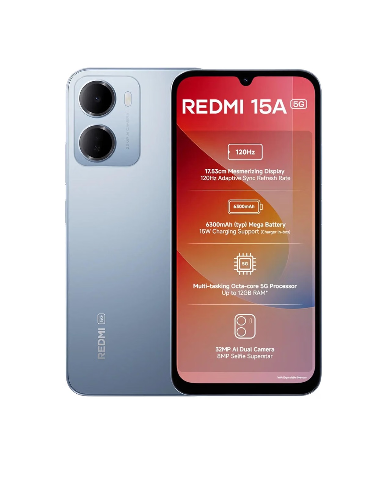 Redmi 15A 5G 4GB/128GB Awesome Blue