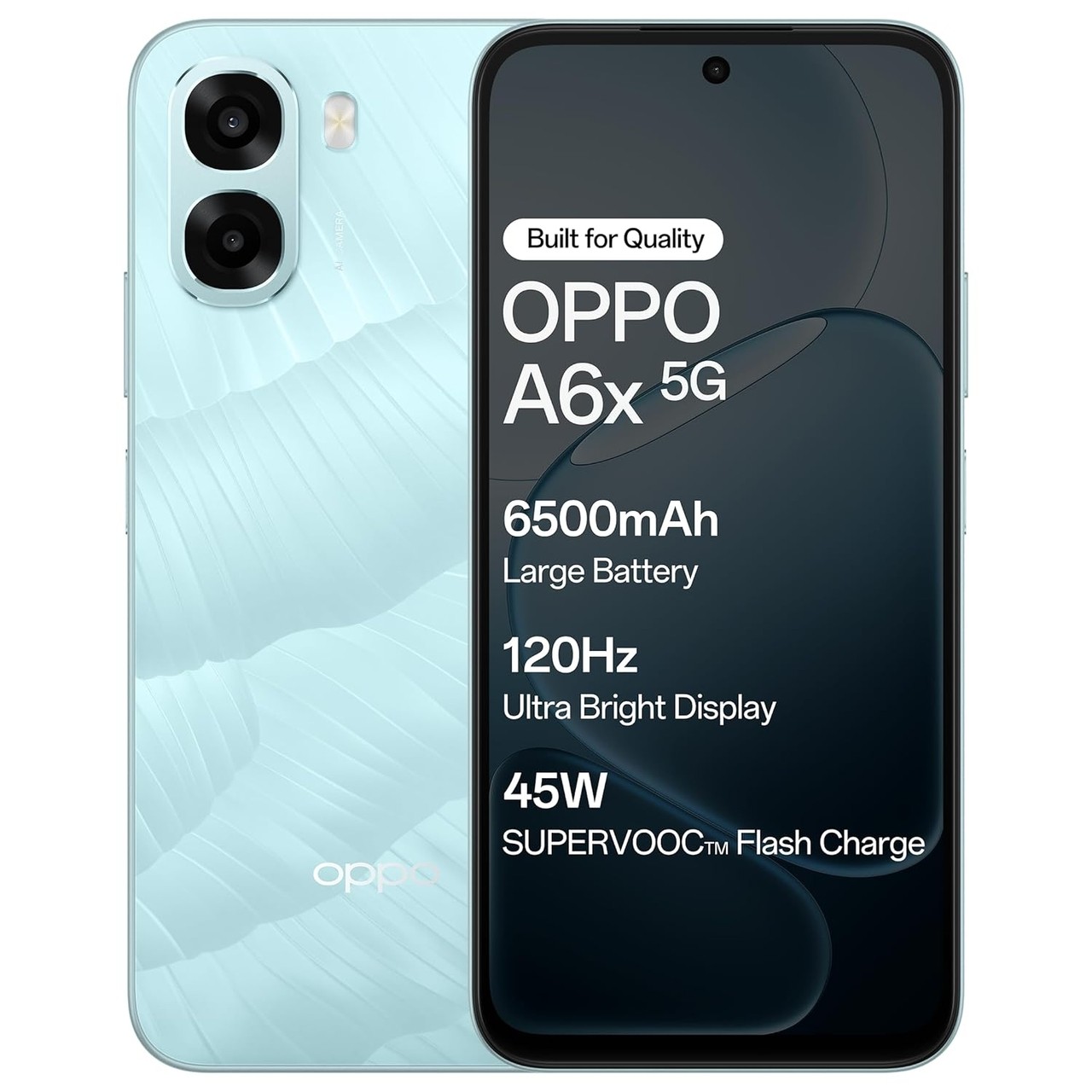 Oppo A6X 5G (Ice Blue, 4 GB RAM, 128 GB Storage)