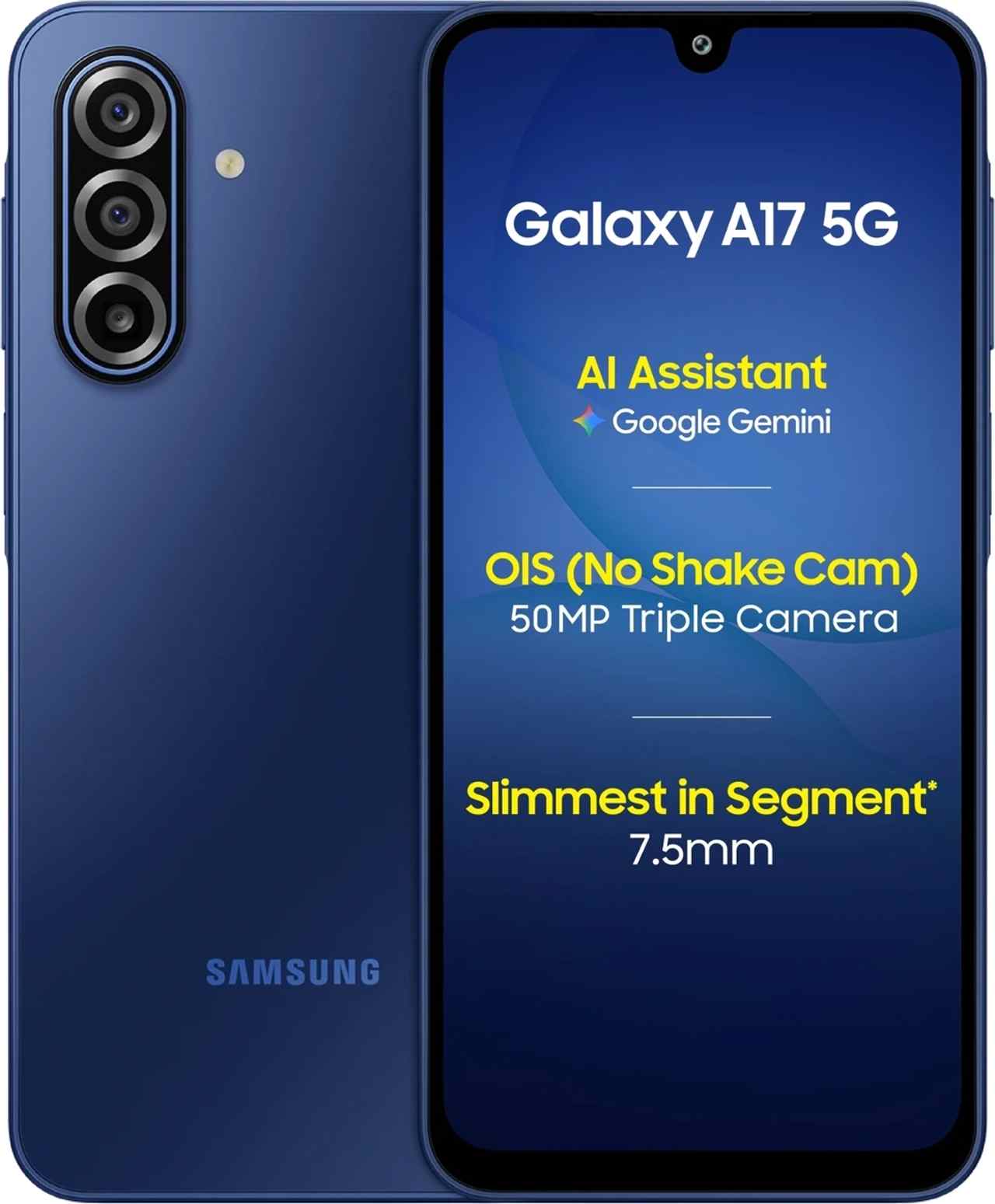 Samsung Galaxy A17 5G (8GB RAM) (256 GB, Blue)