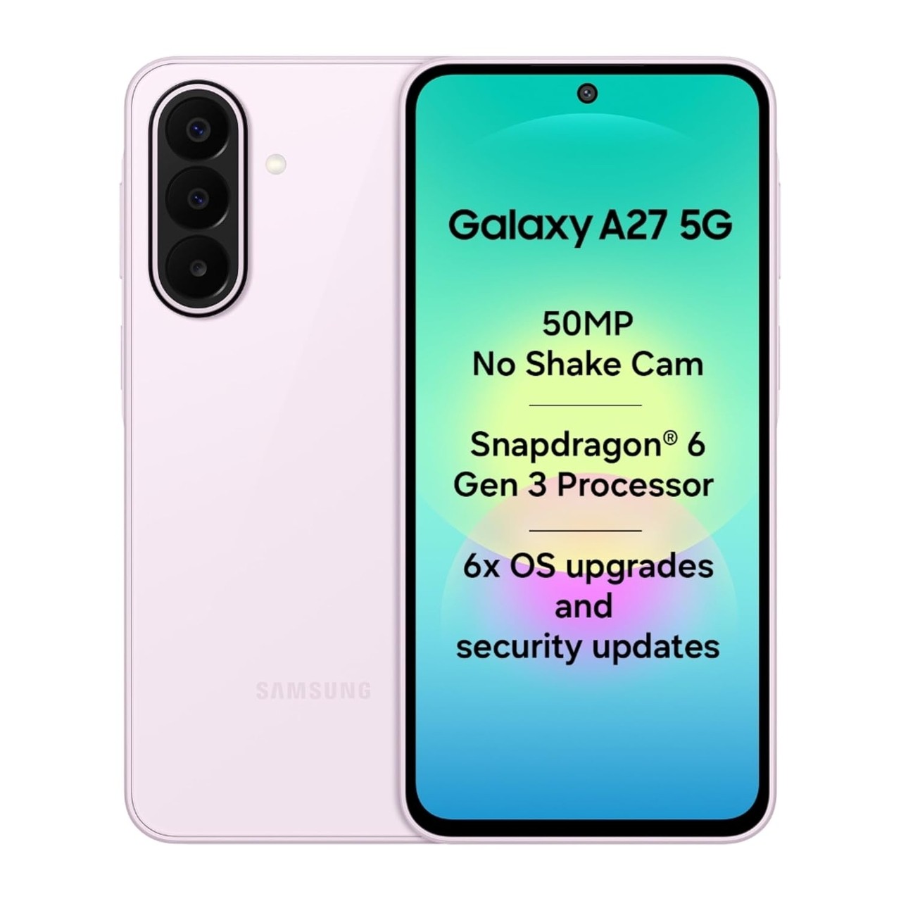 Samsung Galaxy A27 5G (6 GB RAM) (128 GB, Light Pink)