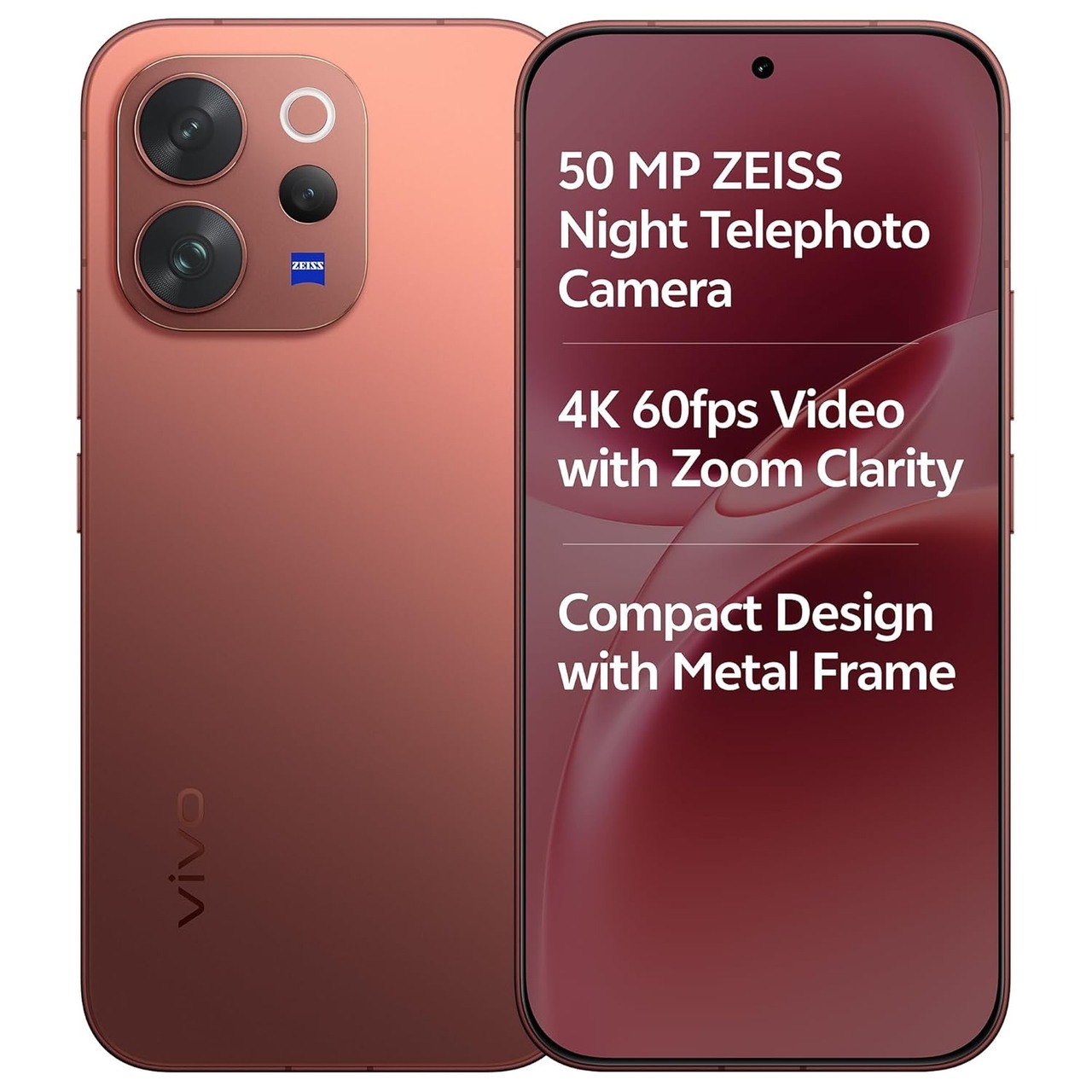Vivo V70 5G (8 GB RAM) (256 GB, Passion Red)