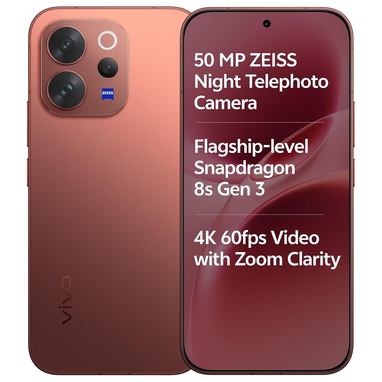 Vivo V70 Elite 5G (8 GB RAM) (256 GB, Passion Red)