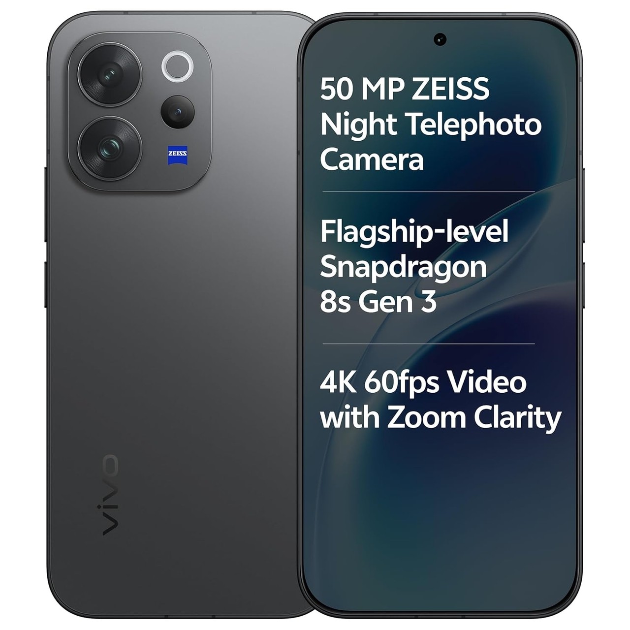 Vivo V70 Elite 5G (8 GB RAM) (256 GB, Authentic Black)