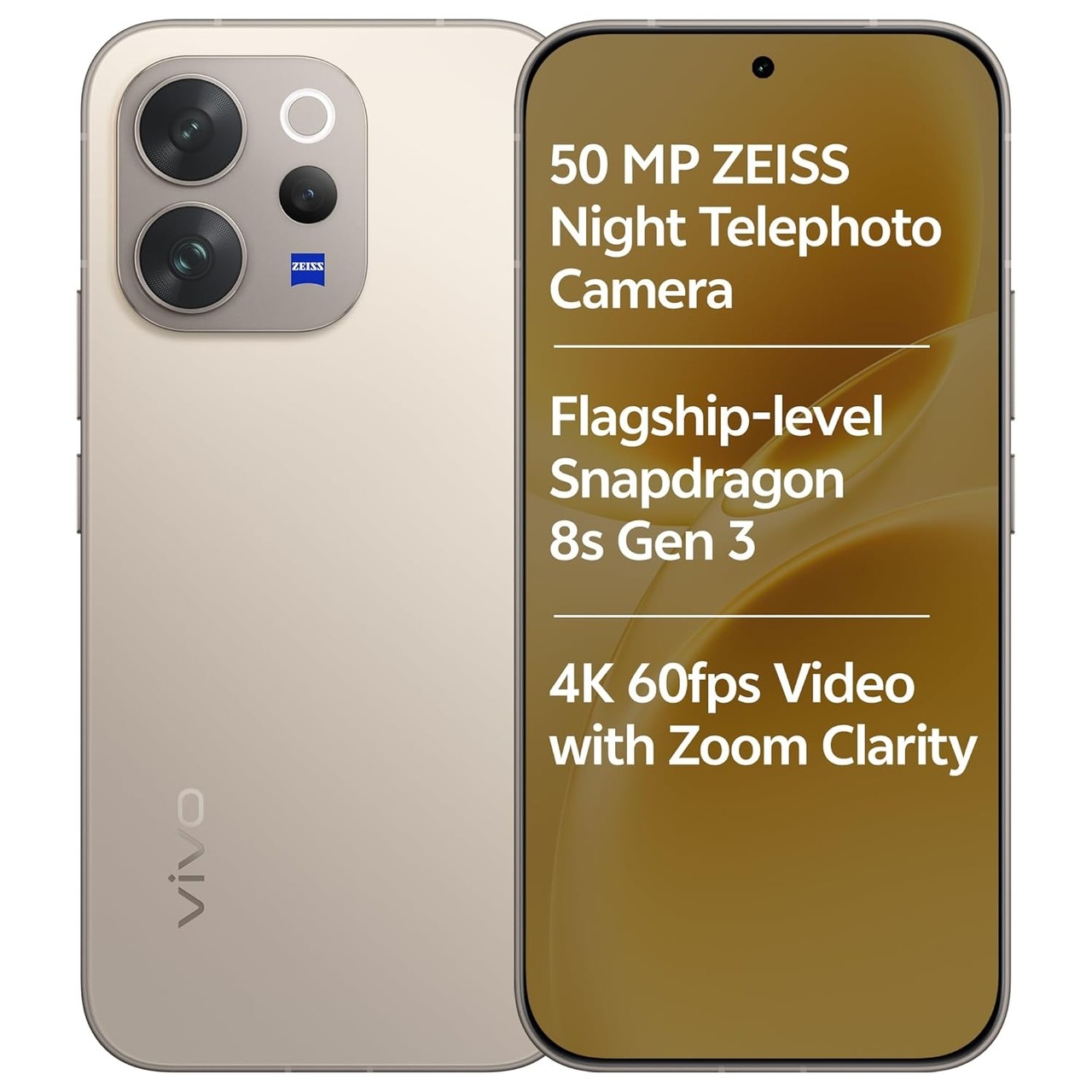 Vivo V70 Elite 5G (8 GB RAM) (256 GB, Sand Beige)