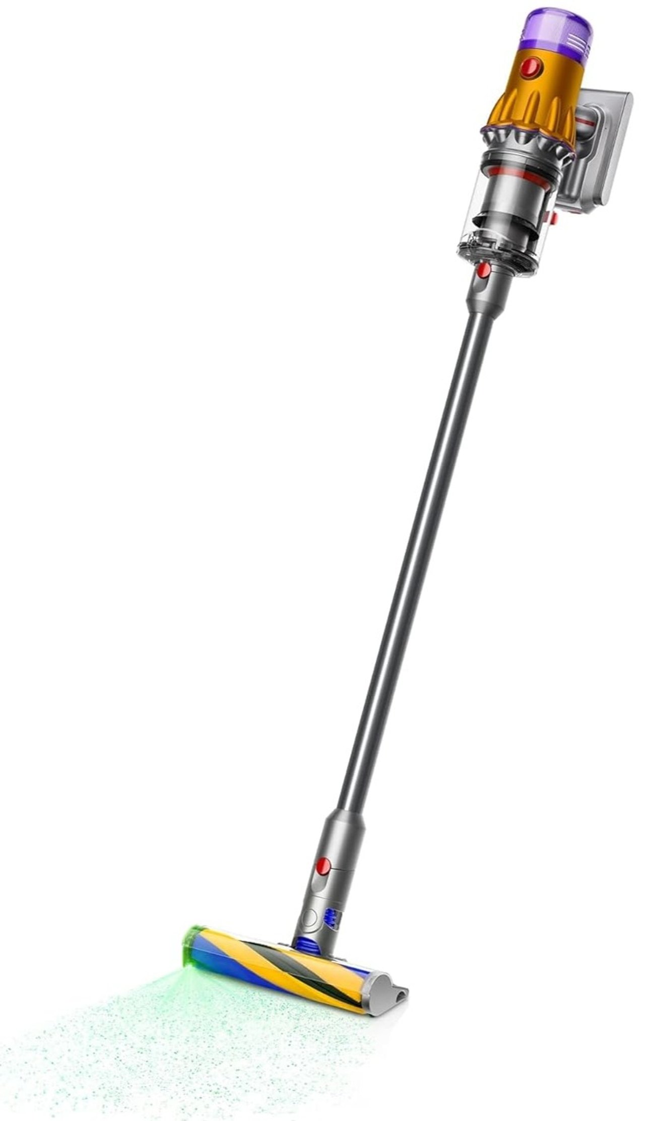 Dyson V12 Detect Slim Extra Vacuum Cleaner, 150 Air Watts, 60 Min Runtime, 0.35L Bin, Lightweight, Pet Hair Tool, Illuminated Cleaner Head