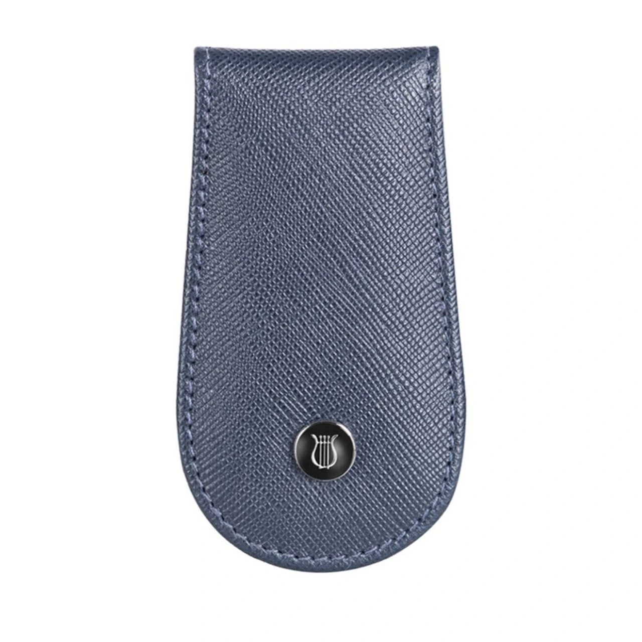 Lapis Bard Stanford Leather Magnetic Money Clip Blue