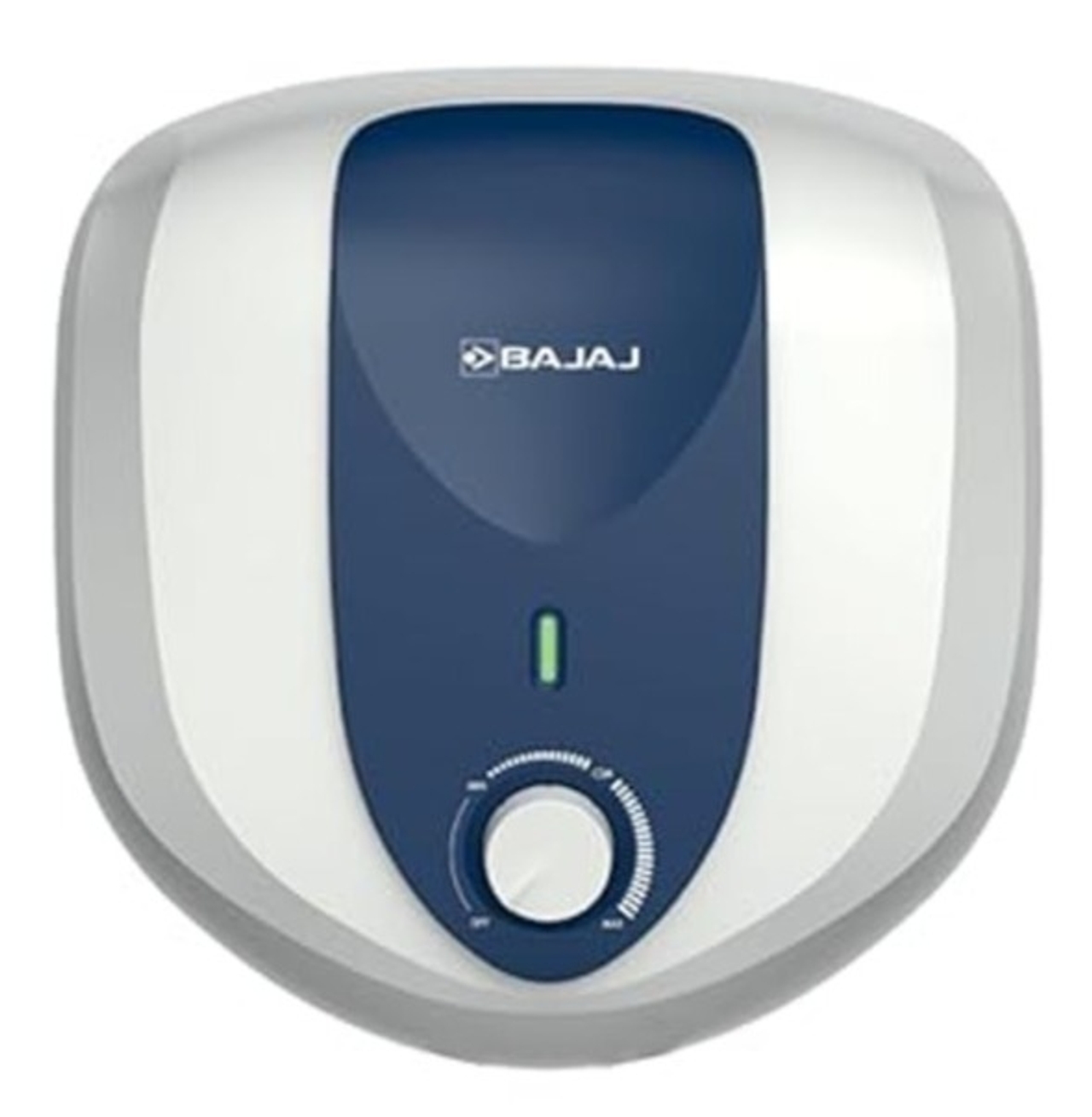 Bajaj Armour Series Pentacle Storage Water Heater 6 L 5 Star Rated Glass-lined Coating Non-Stick Heating Element White & Blue